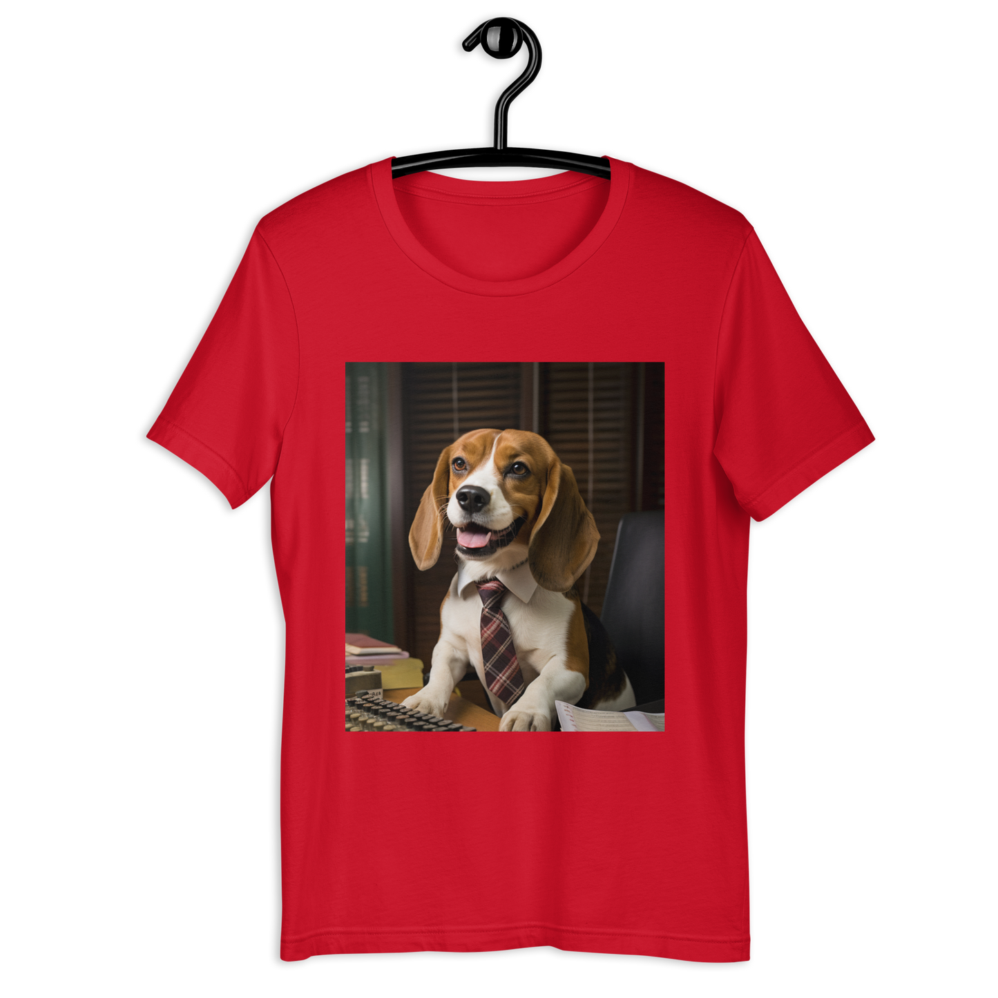 Beagle Accountant Unisex t-shirt