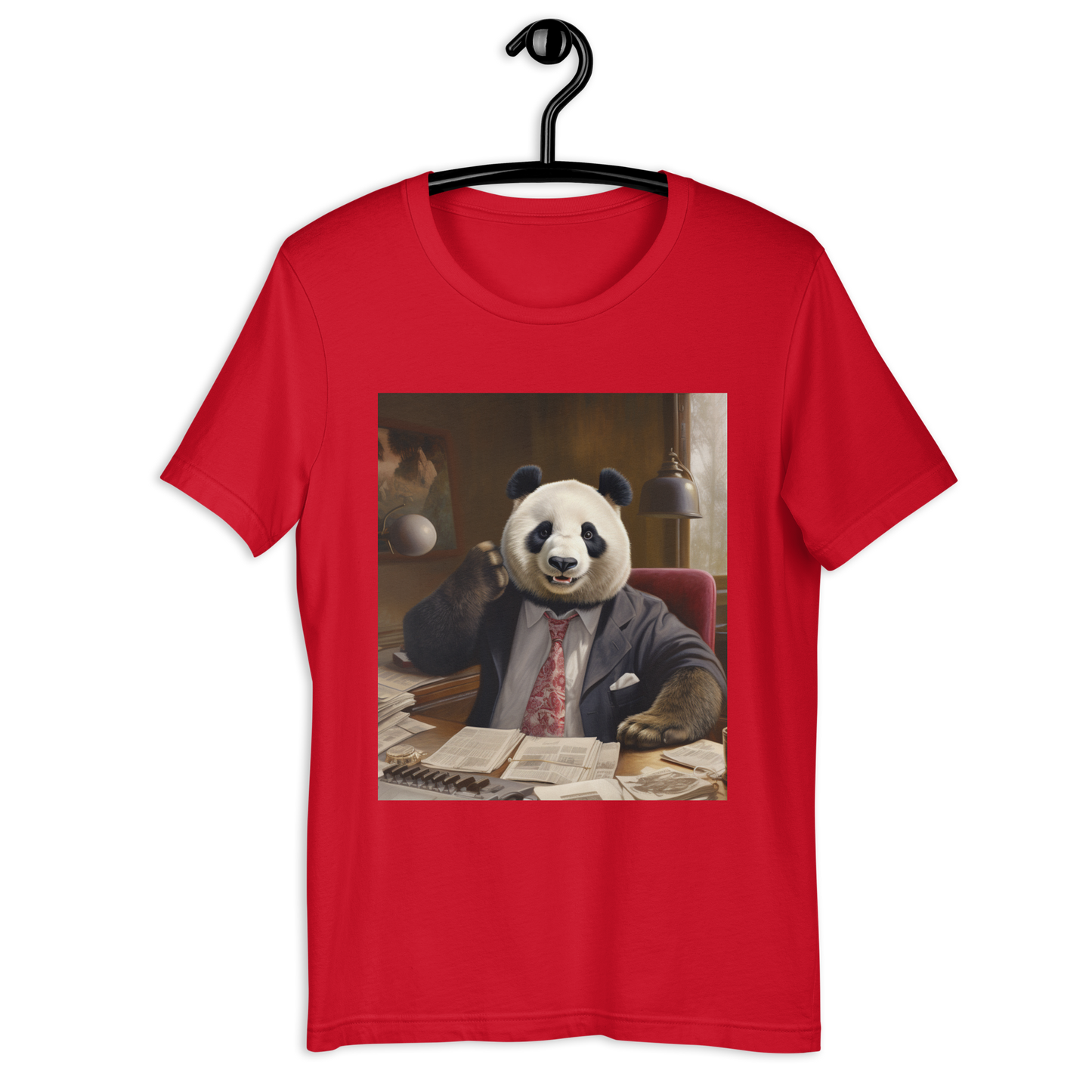 Panda Accountant Unisex t-shirt