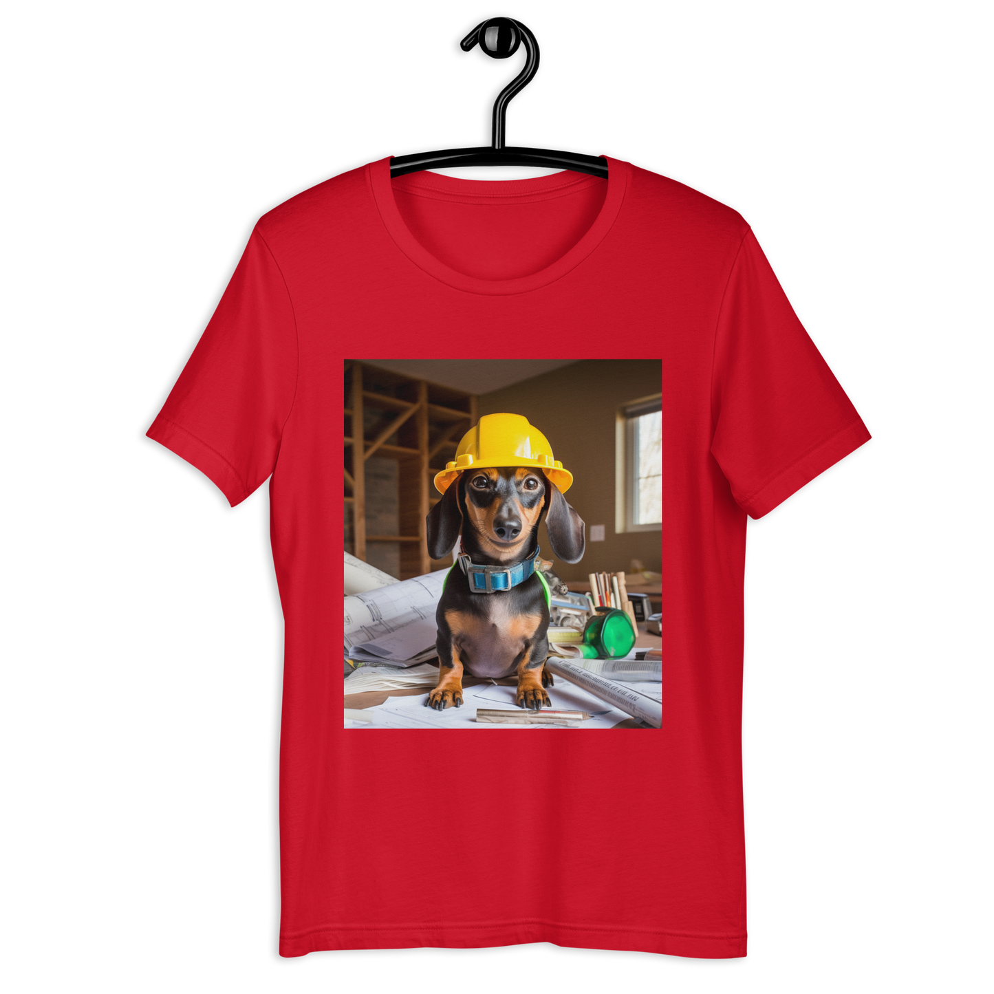 Dachshund Architect Unisex t-shirt