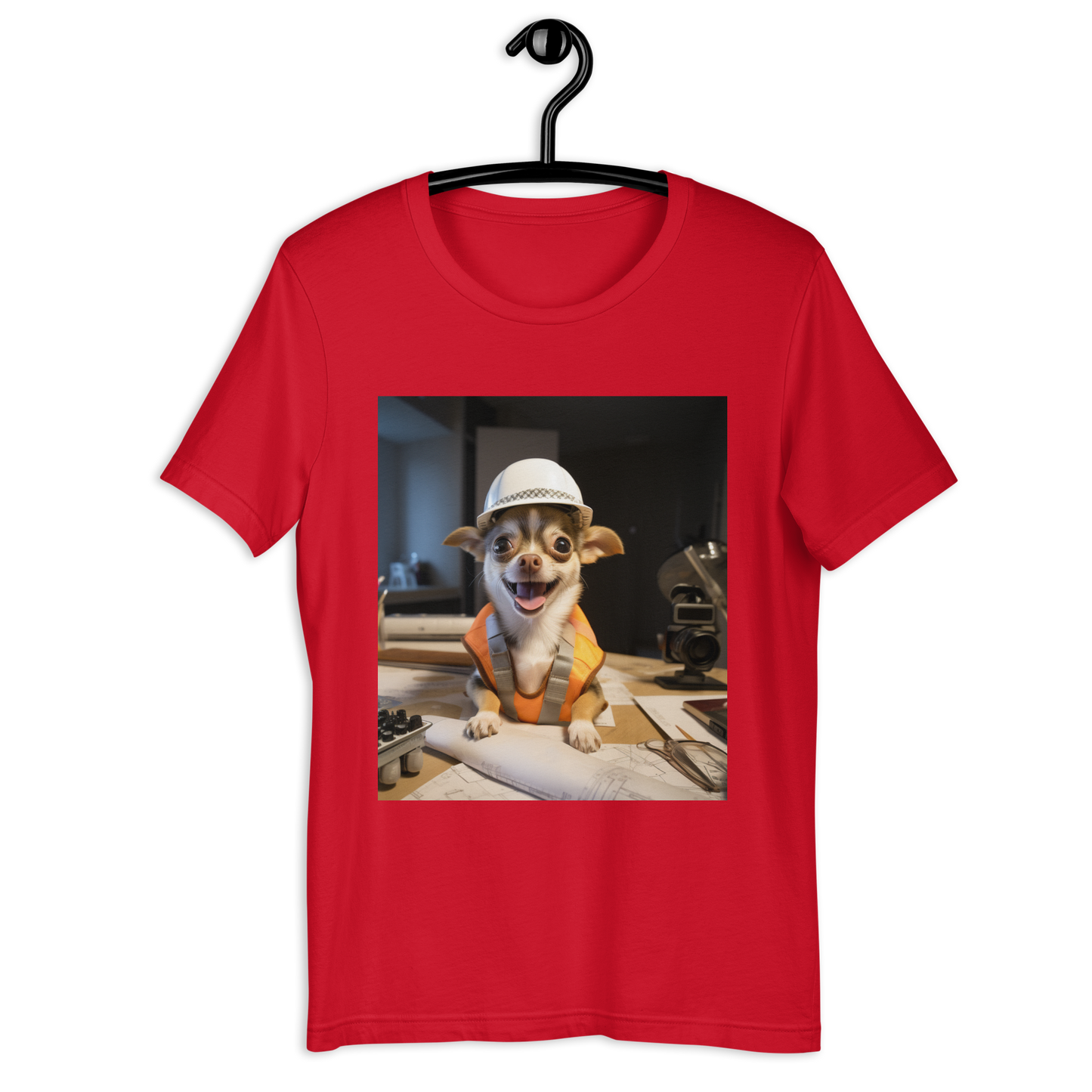 Chihuahua Architect Unisex t-shirt