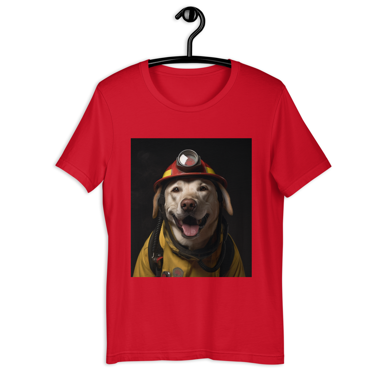 Labrador Retriever Firefighter Unisex t-shirt