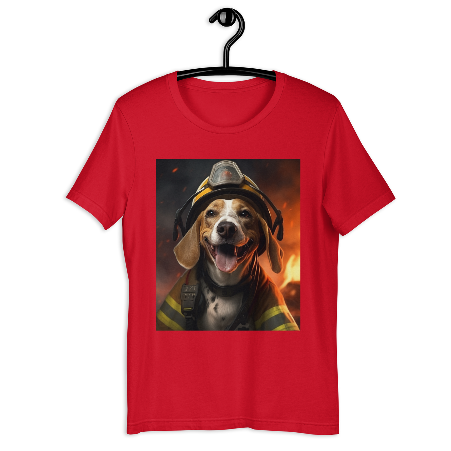 Beagle Firefighter Unisex t-shirt