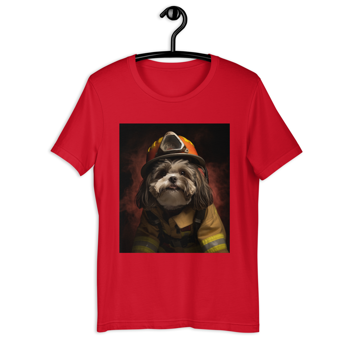 Shih Tzu Firefighter Unisex t-shirt