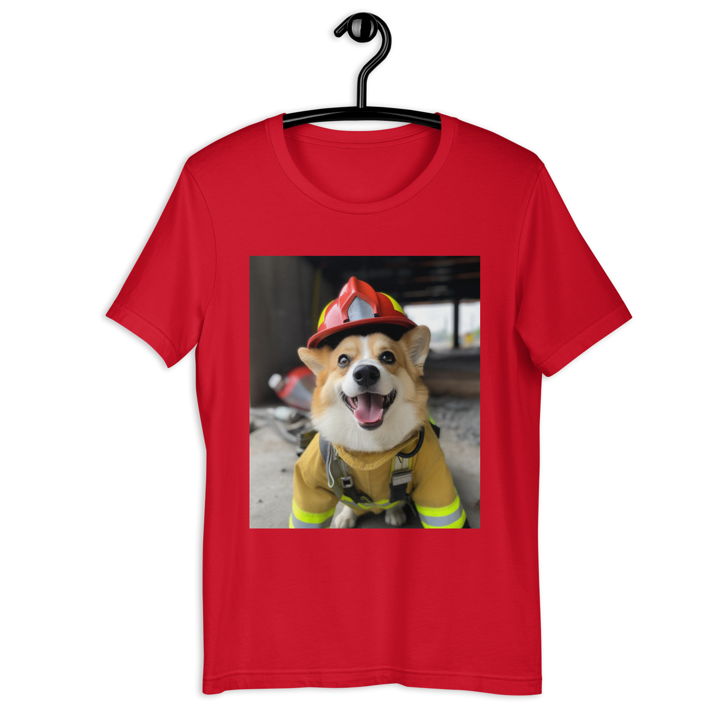 Pembroke Welsh Corgi Firefighter Unisex t-shirt