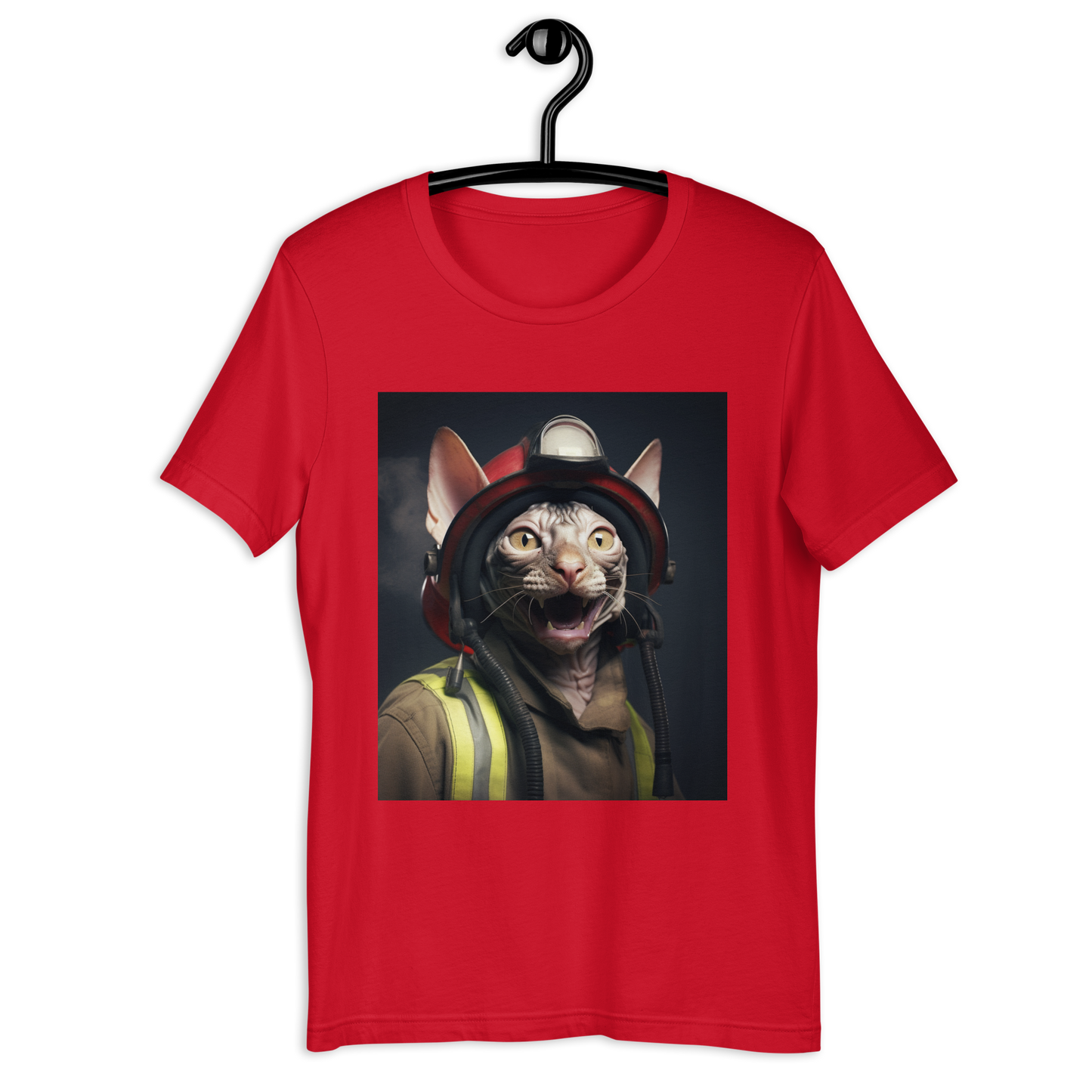 Sphynx Firefighter Unisex t-shirt