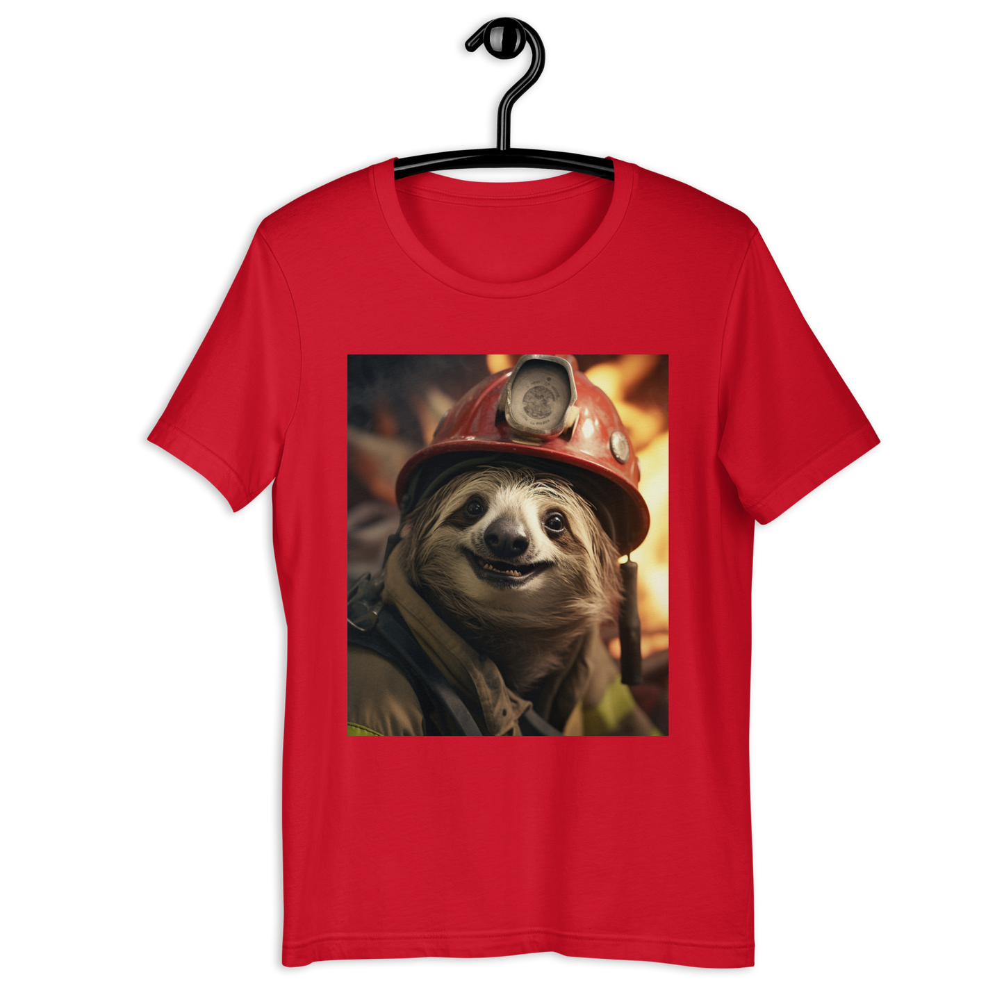 Sloth Firefighter Unisex t-shirt