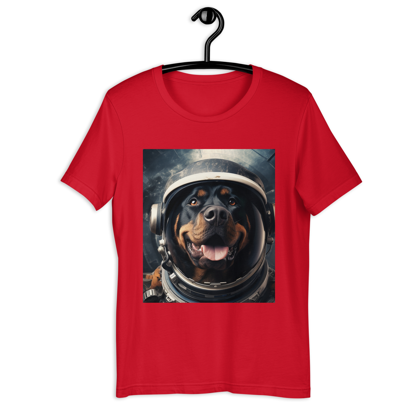 Rottweiler Astronaut Unisex t-shirt