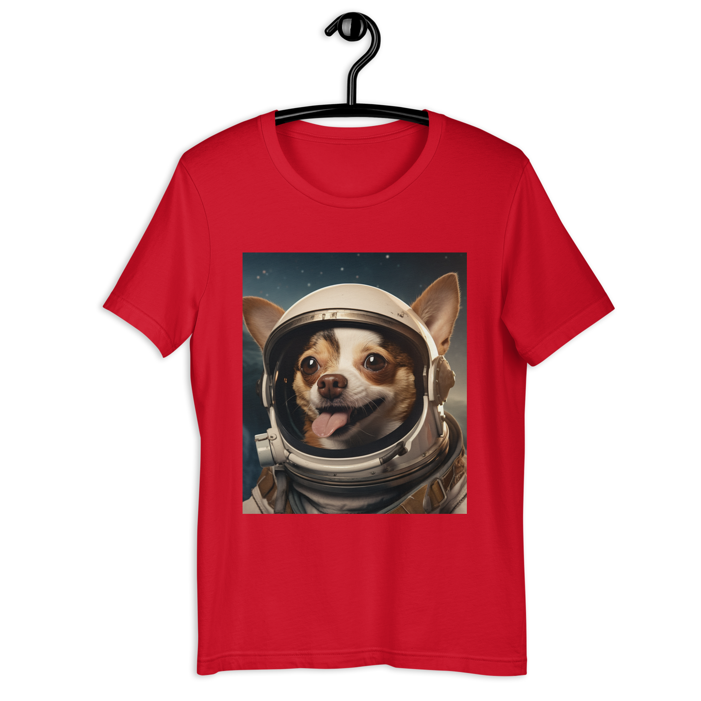 Chihuahua Astronaut Unisex t-shirt