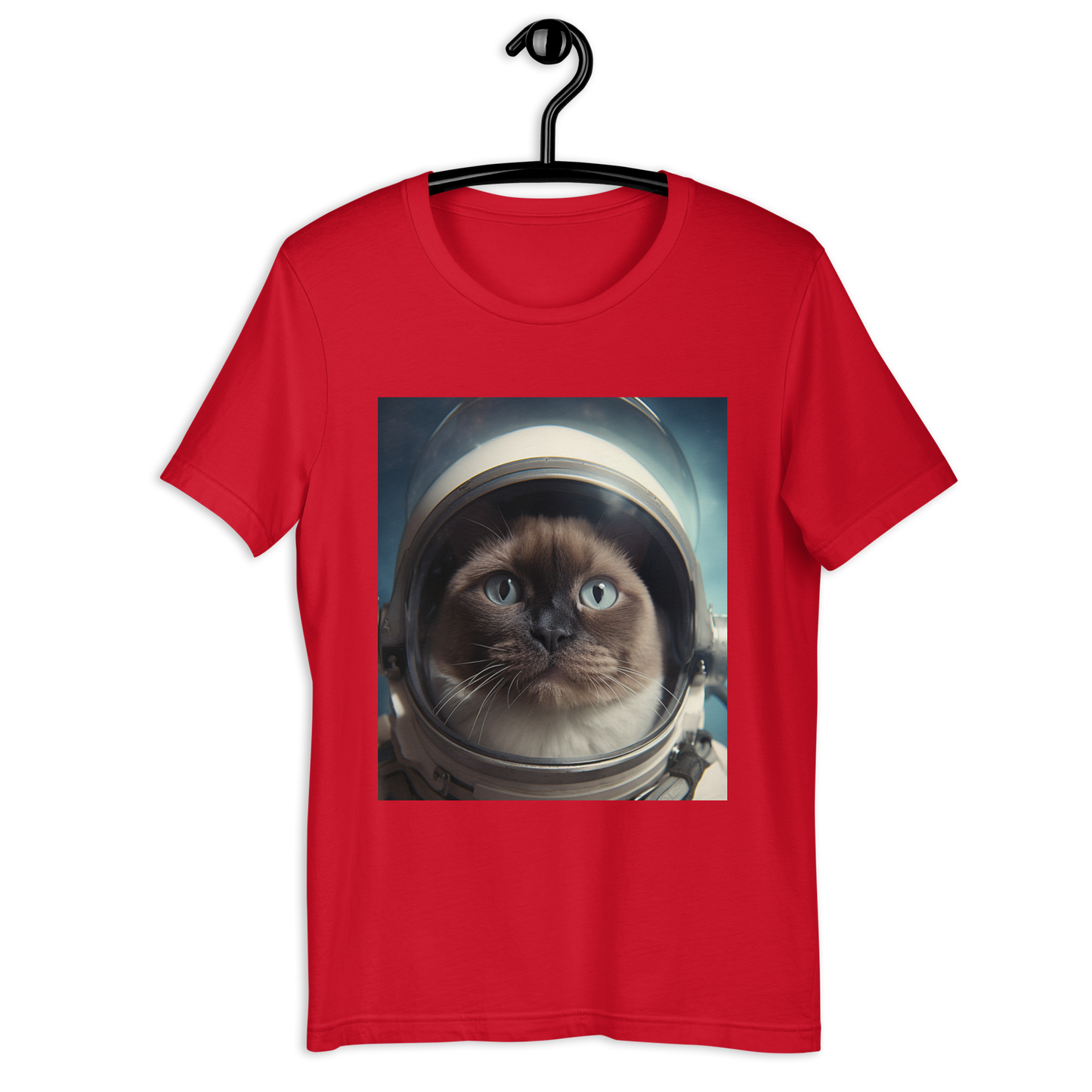 Siamese Astronaut Unisex t-shirt