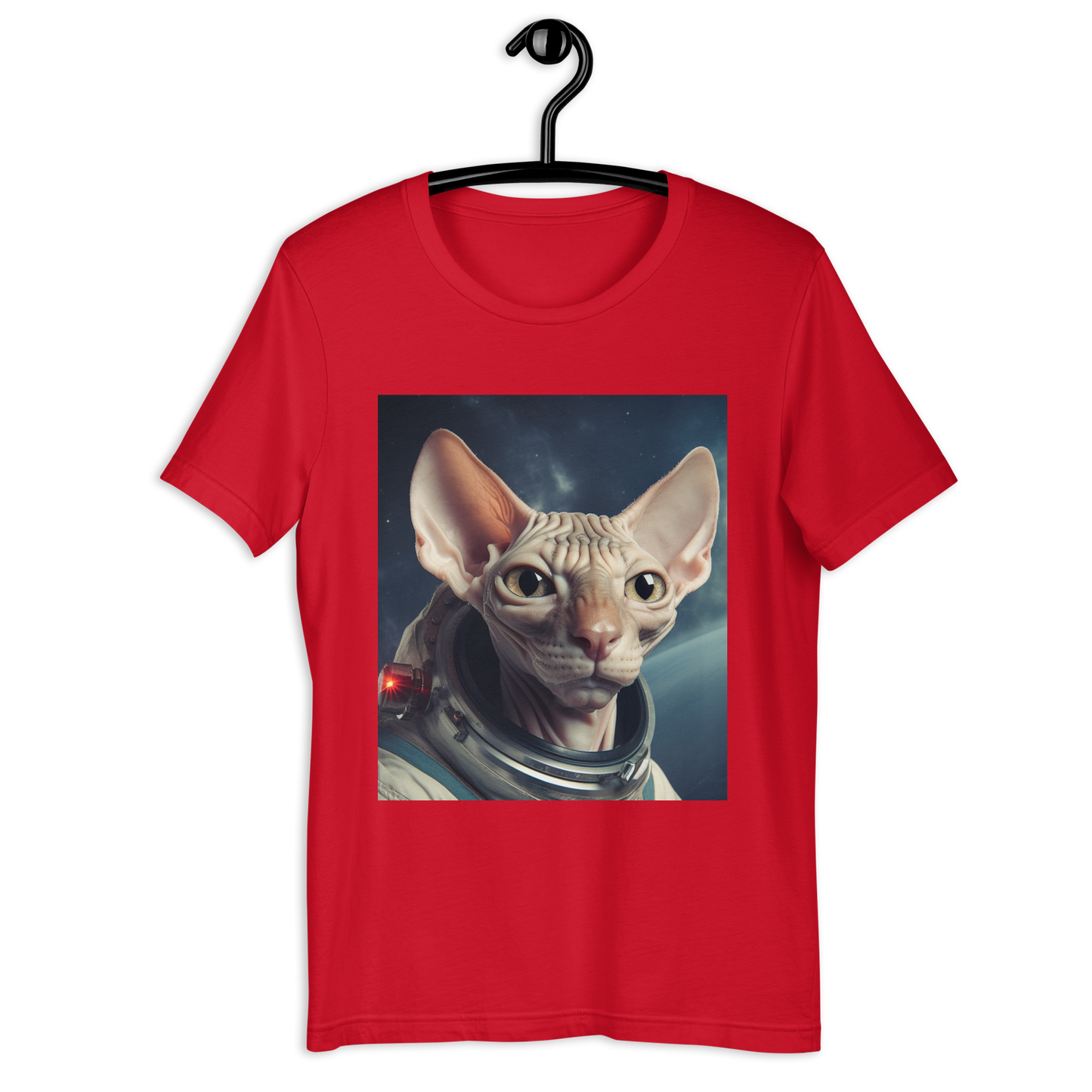 Sphynx Astronaut Unisex t-shirt