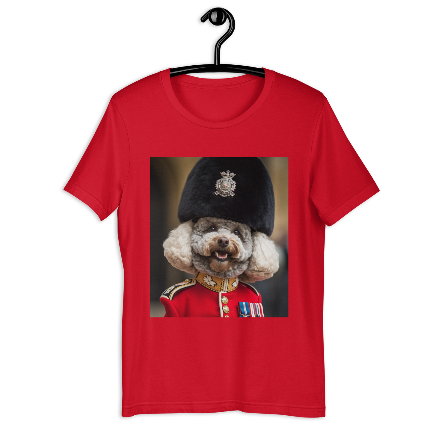 Poodle BritishRoyalGuard Unisex t-shirt