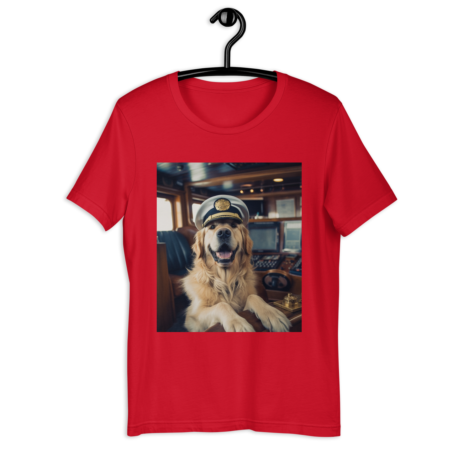 Golden Retriever CruiseShipCaptain Unisex t-shirt