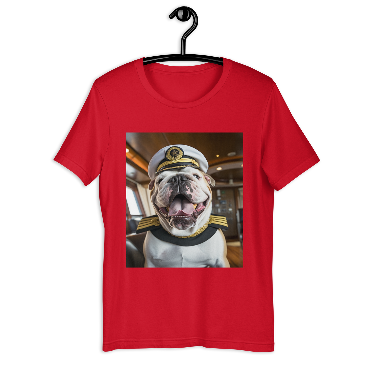 Bulldog CruiseShipCaptain Unisex t-shirt