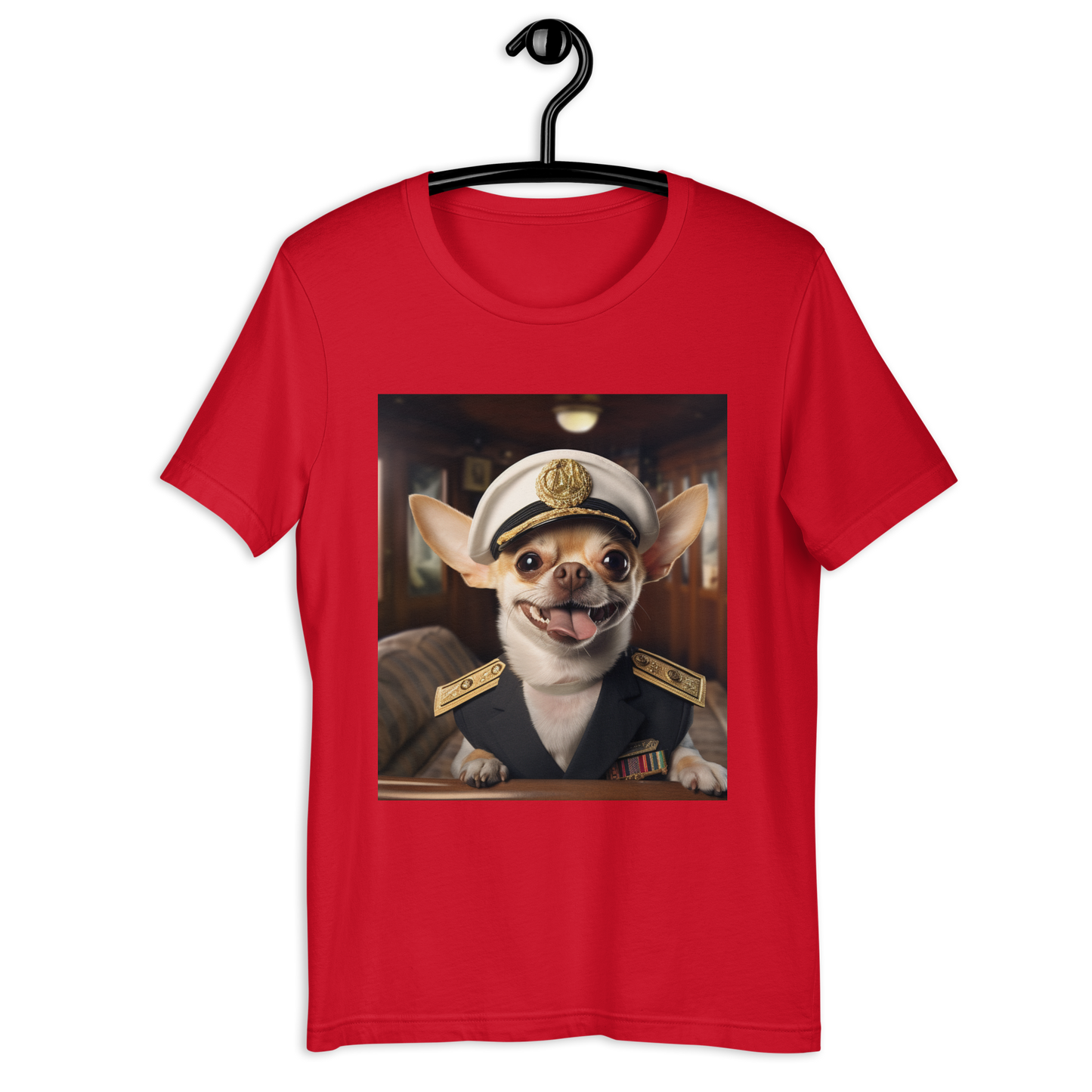 Chihuahua CruiseShipCaptain Unisex t-shirt