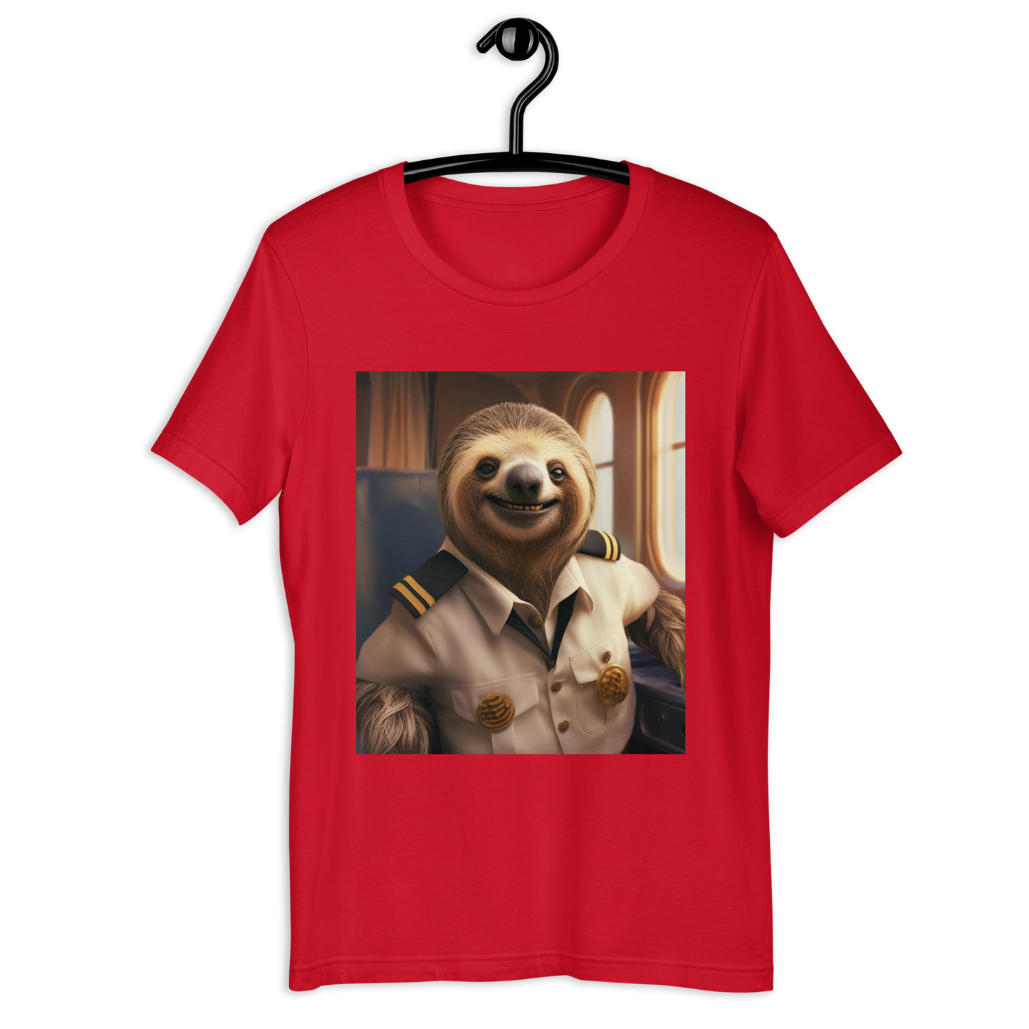 Sloth CruiseShipCaptain Unisex t-shirt