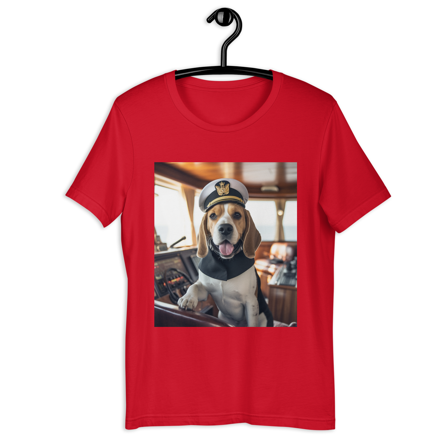 Beagle NavyOfficer Unisex t-shirt