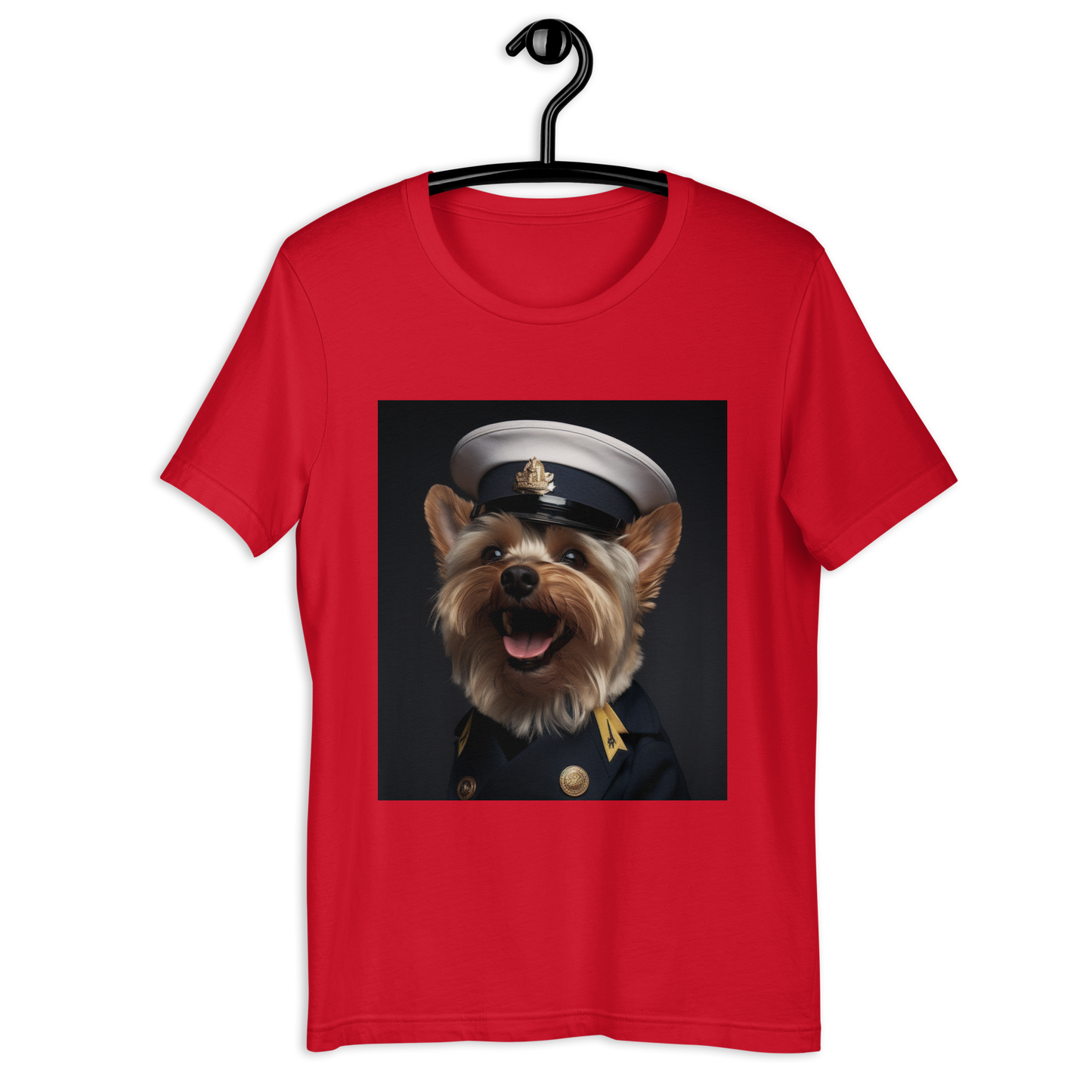 Yorkshire Terrier NavyOfficer Unisex t-shirt