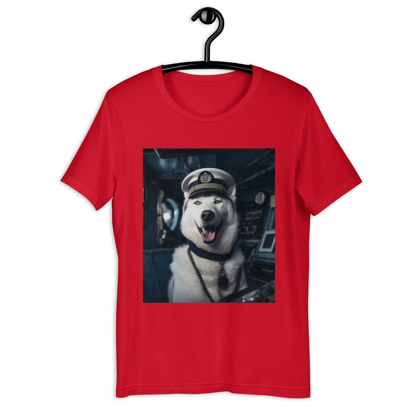 Siberian Husky NavyOfficer Unisex t-shirt