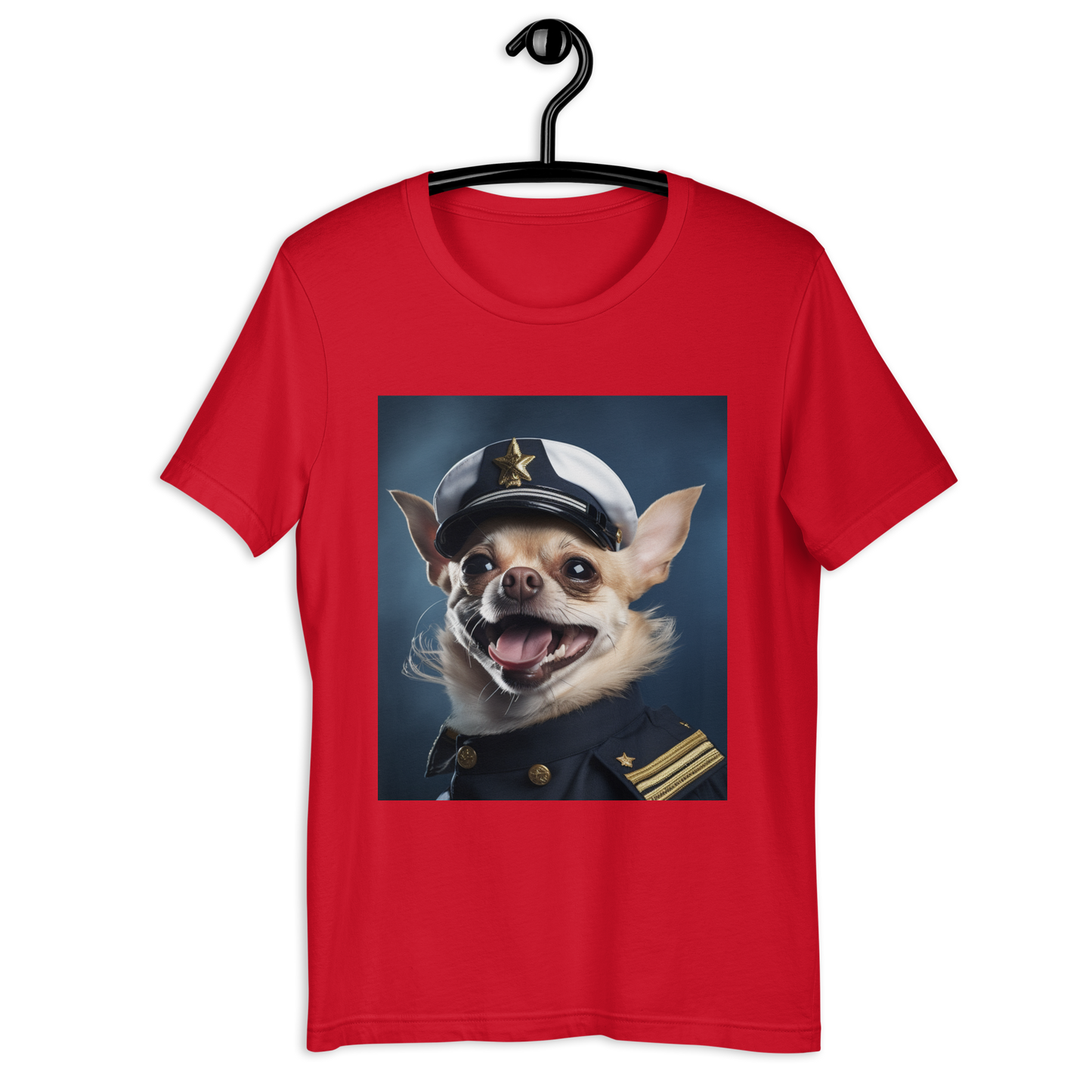 Chihuahua NavyOfficer Unisex t-shirt