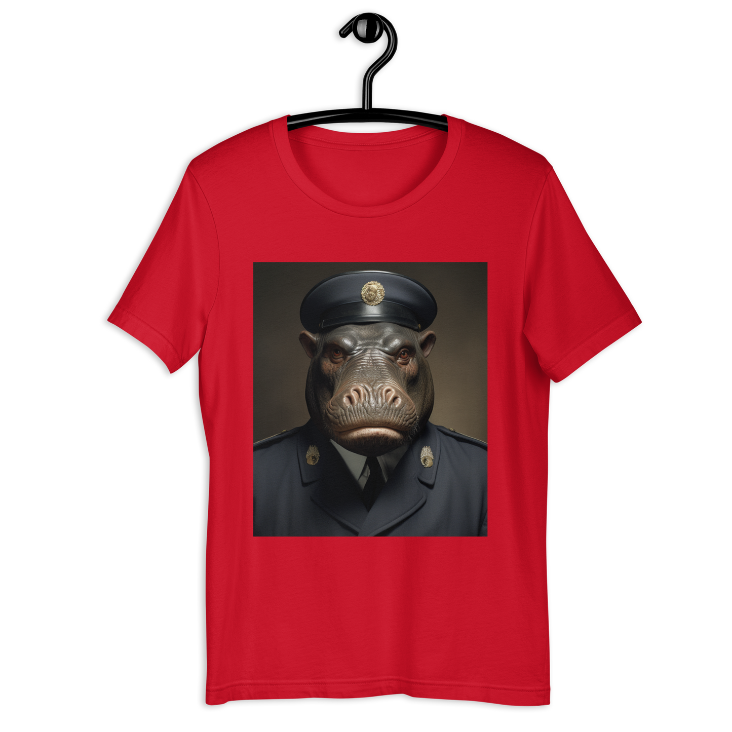 Hippo NavyOfficer Unisex t-shirt