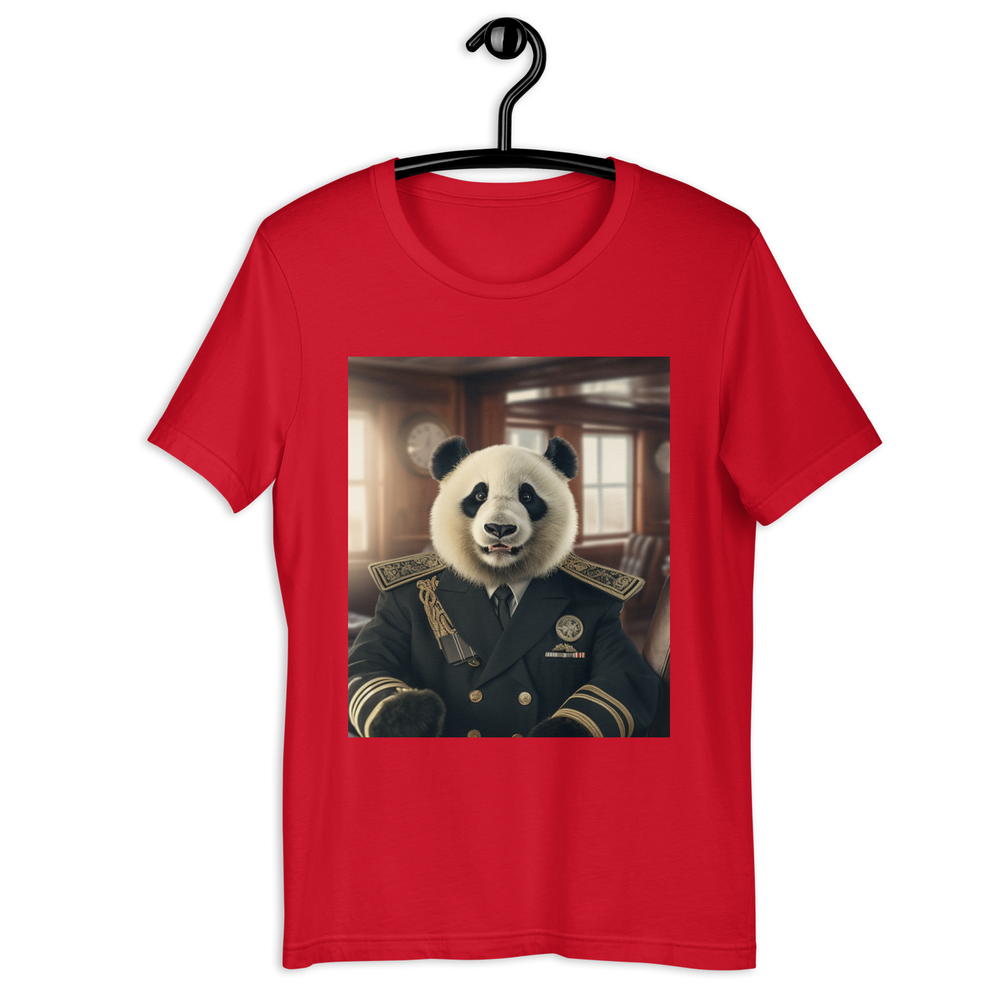 Panda NavyOfficer Unisex t-shirt