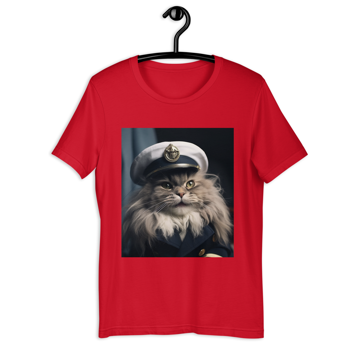 Maine Coon NavyOfficer Unisex t-shirt