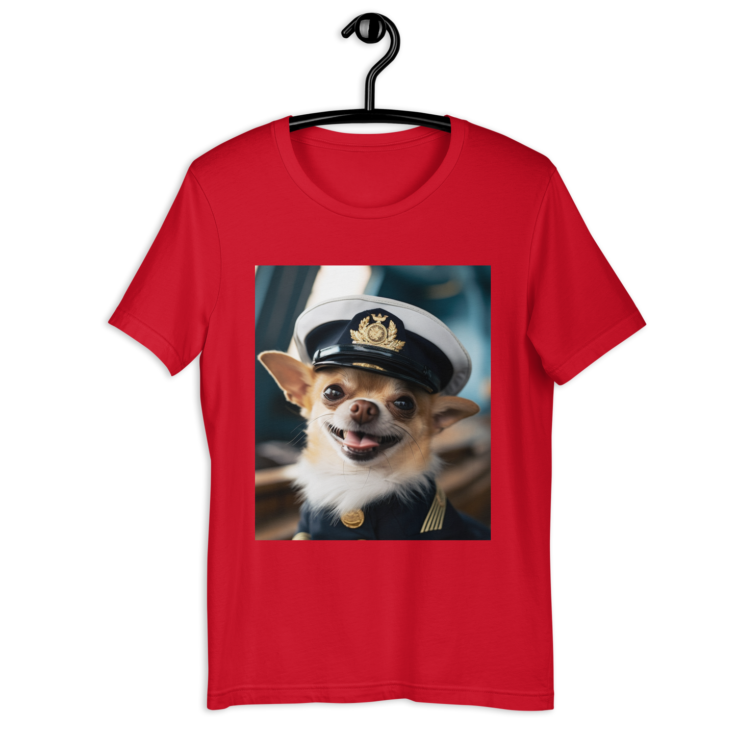 Chihuahua NavyOfficer Unisex t-shirt