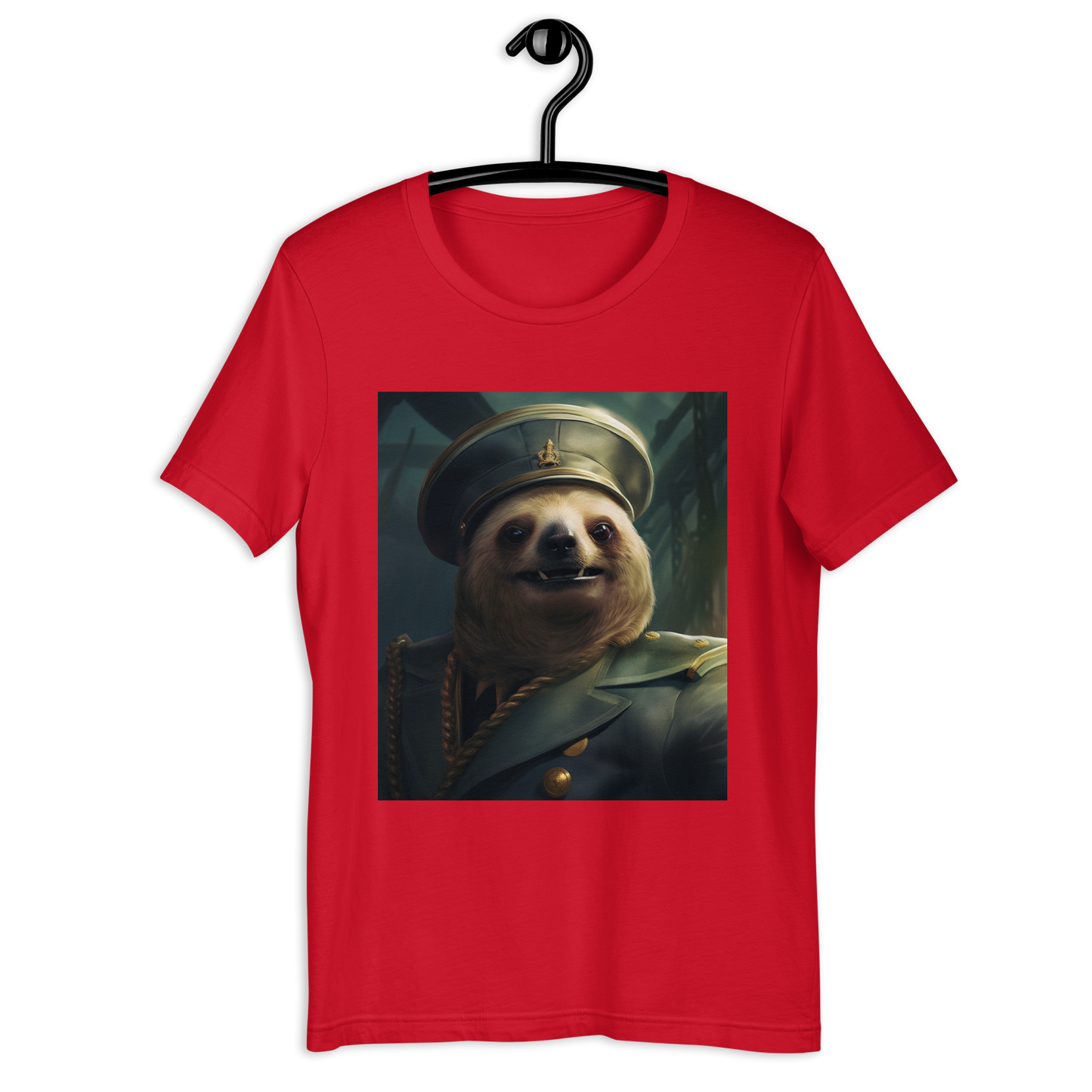 Sloth NavyOfficer Unisex t-shirt