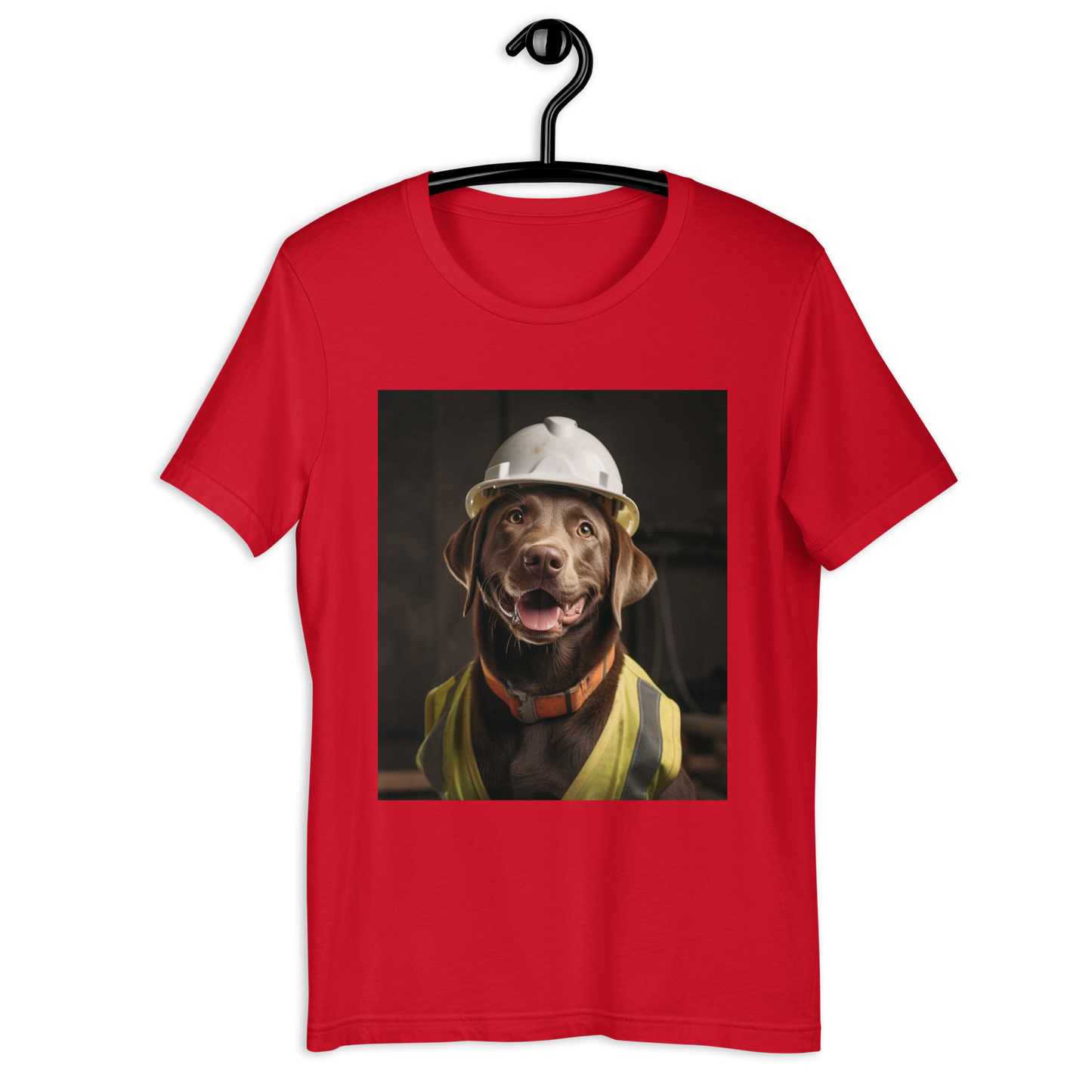 Labrador Retriever ConstructionWorker Unisex t-shirt