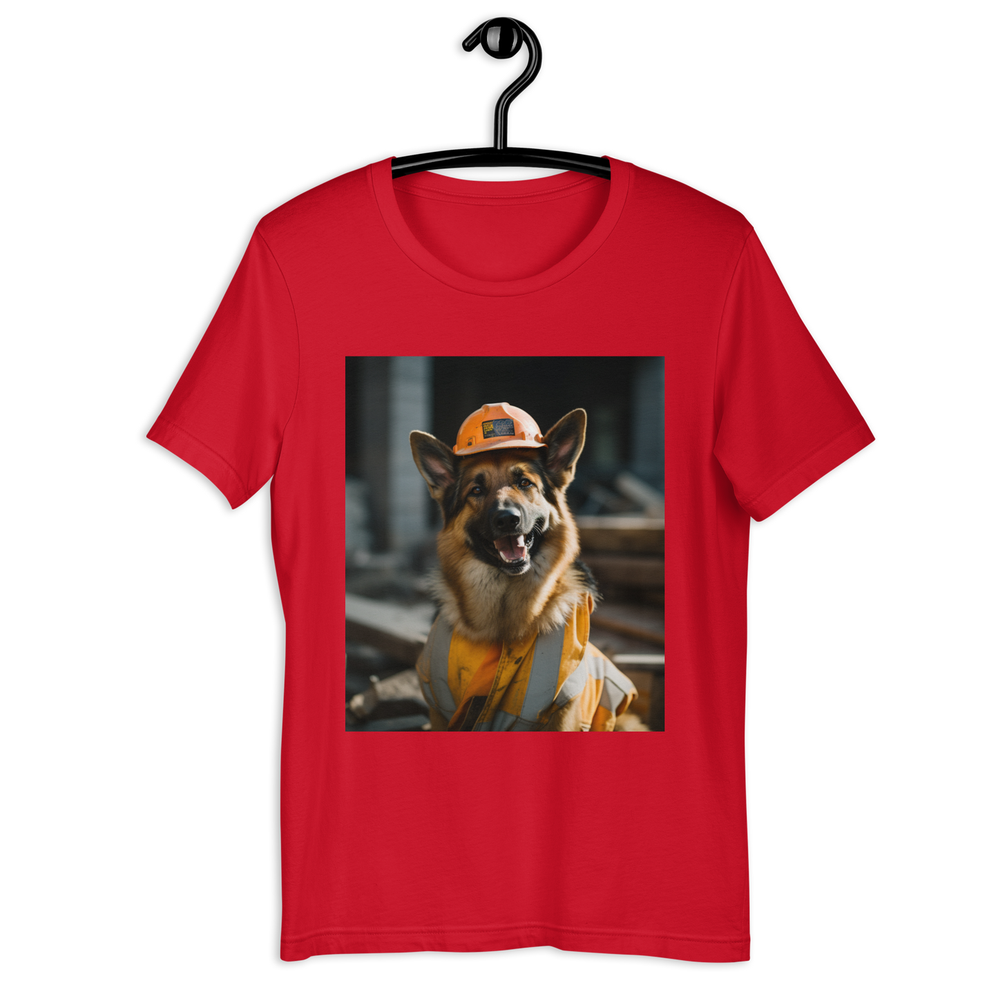 German Shepherd ConstructionWorker Unisex t-shirt