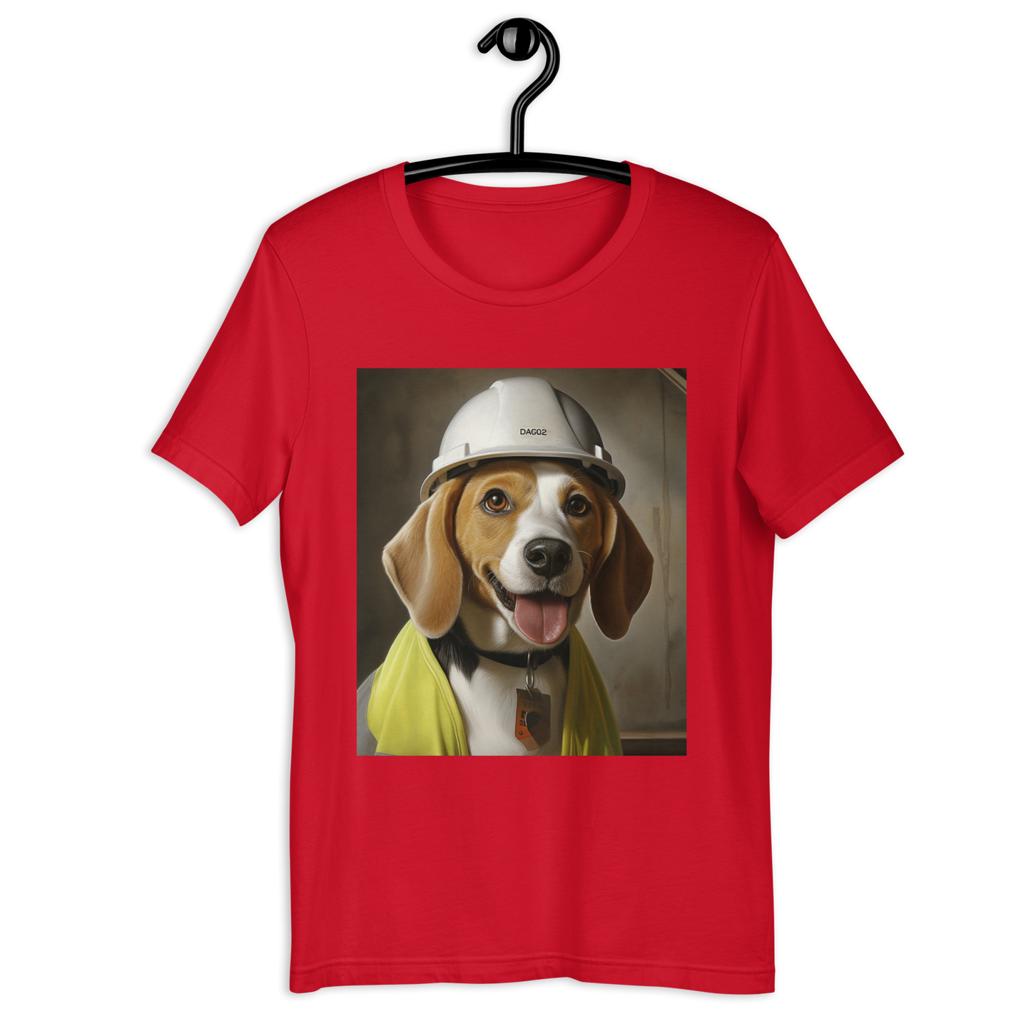 Beagle ConstructionWorker Unisex t-shirt