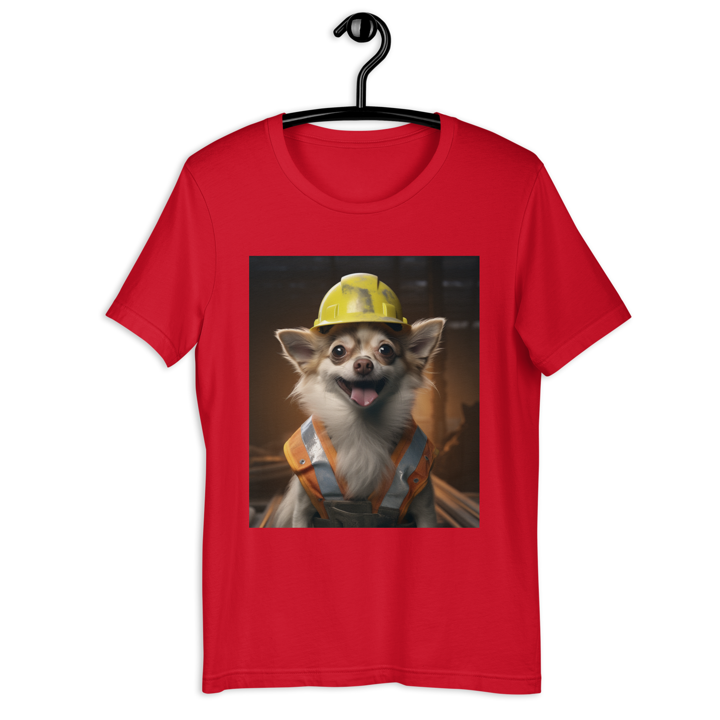 Chihuahua ConstructionWorker Unisex t-shirt