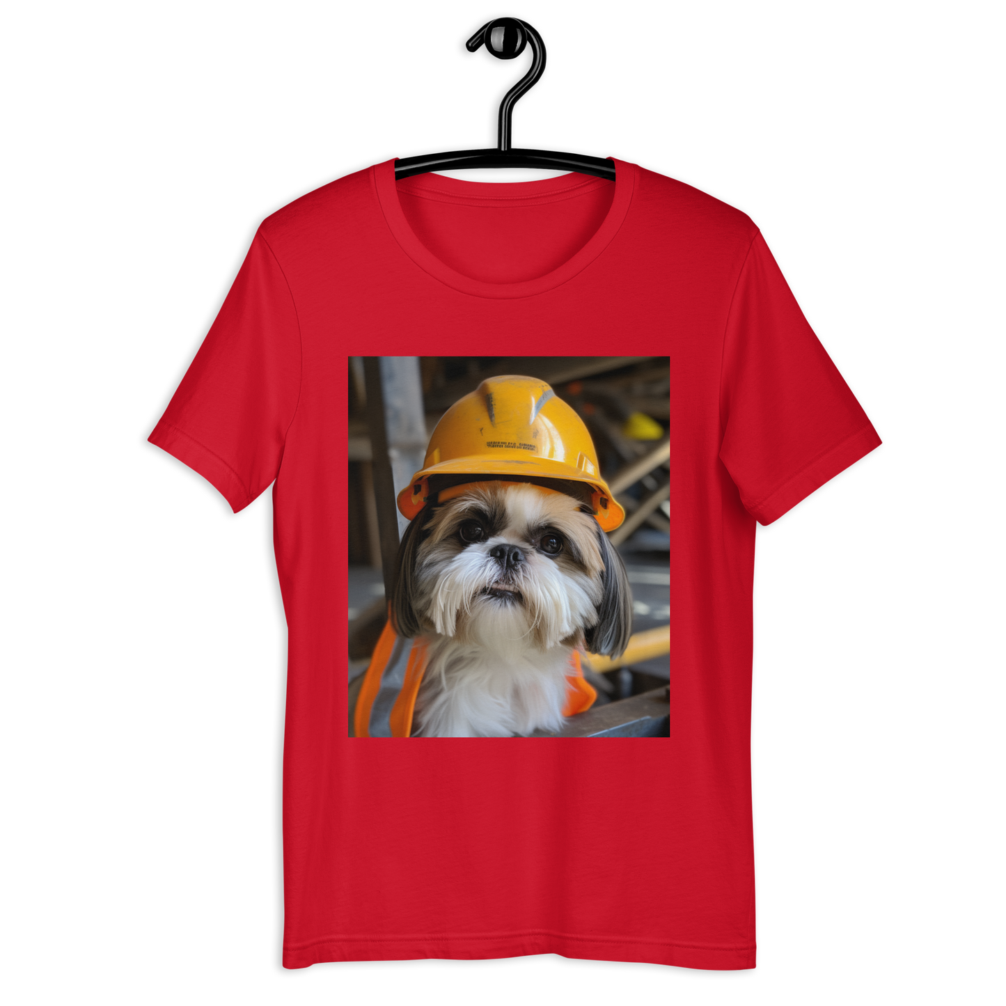 Shih Tzu ConstructionWorker Unisex t-shirt