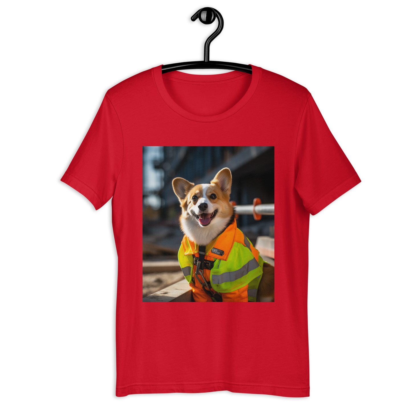 Pembroke Welsh Corgi ConstructionWorker Unisex t-shirt