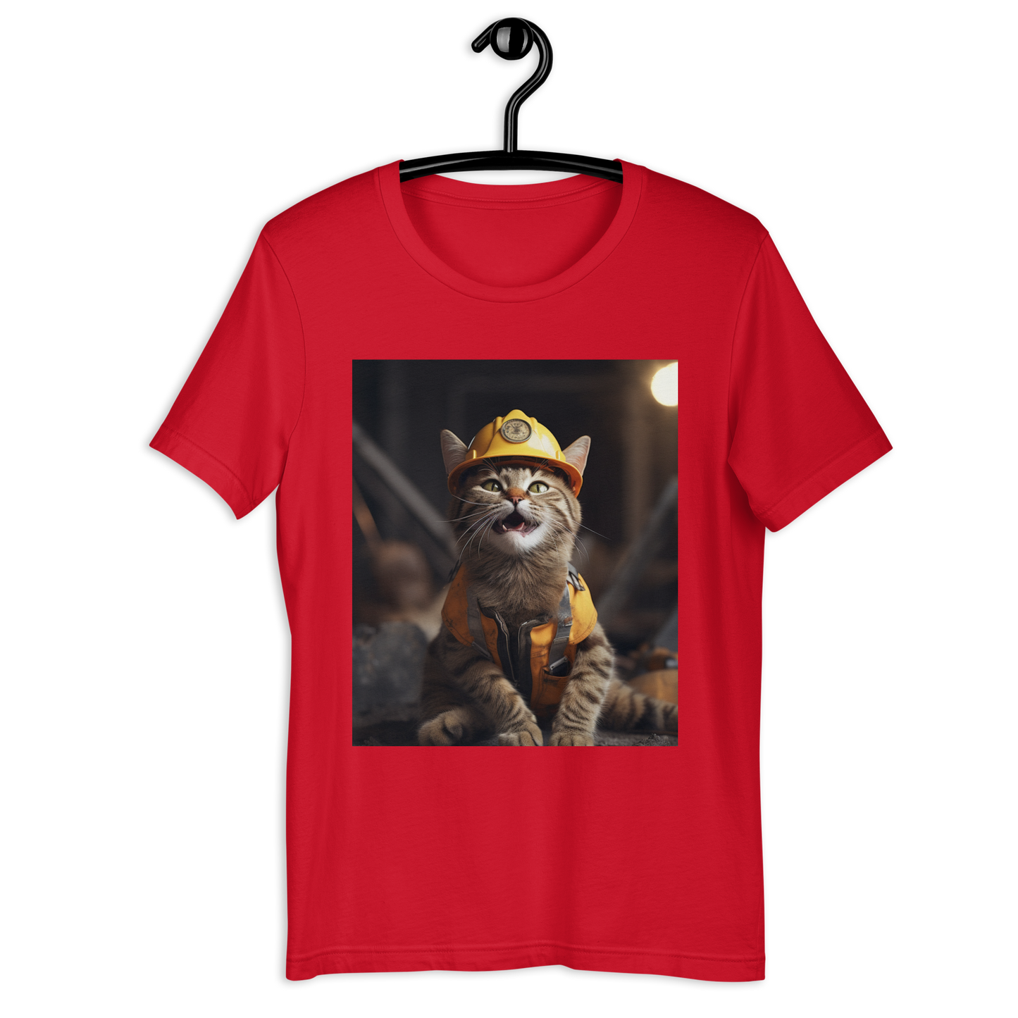 Domestic Shorthair ConstructionWorker Unisex t-shirt