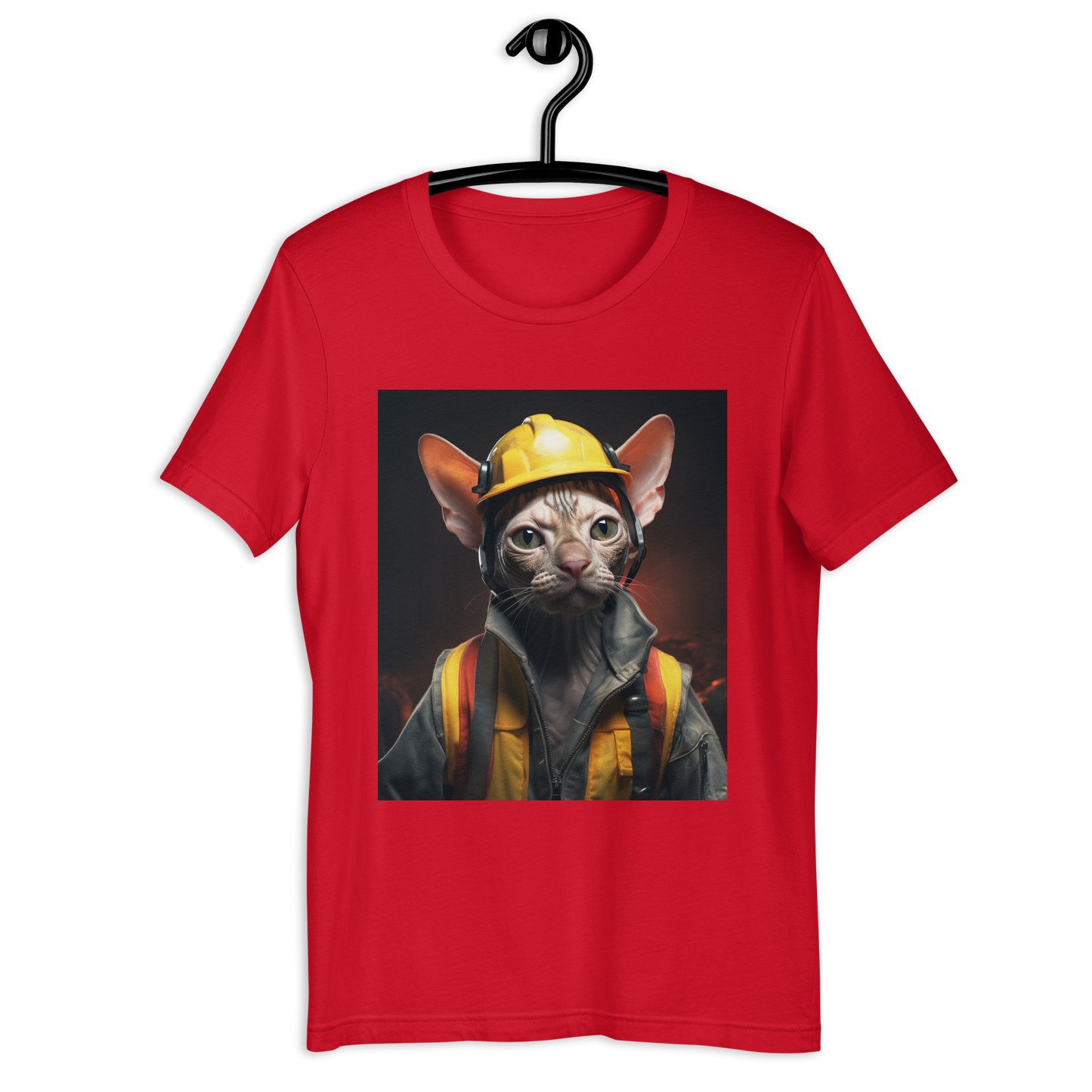 Sphynx ConstructionWorker Unisex t-shirt