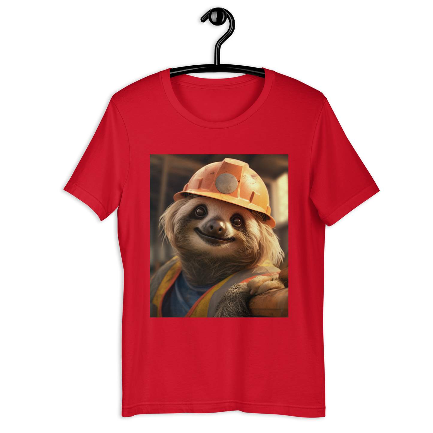 Sloth ConstructionWorker Unisex t-shirt