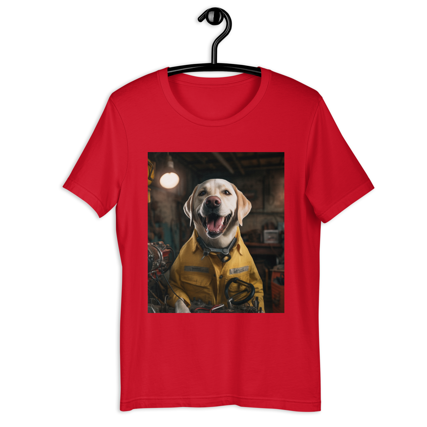 Labrador Retriever AutoMechanic Unisex t-shirt