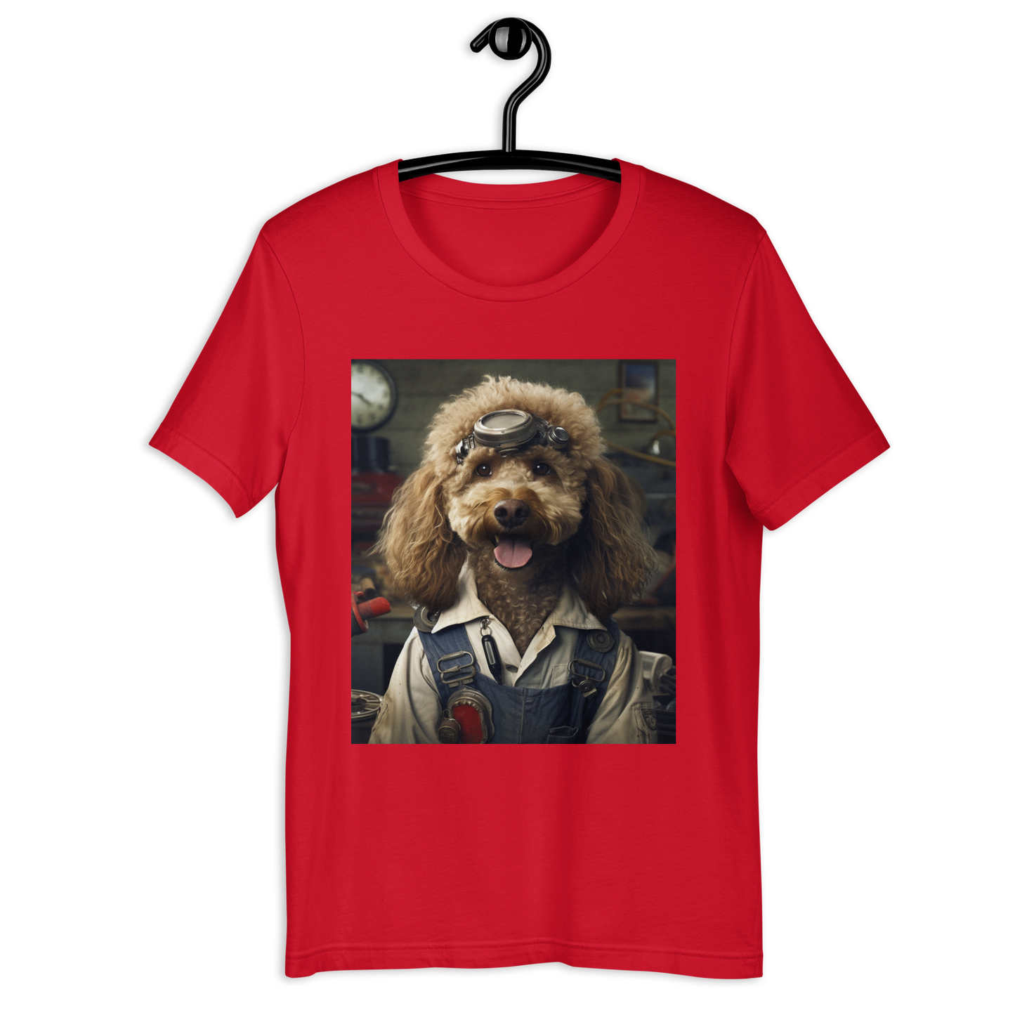 Poodle AutoMechanic Unisex t-shirt