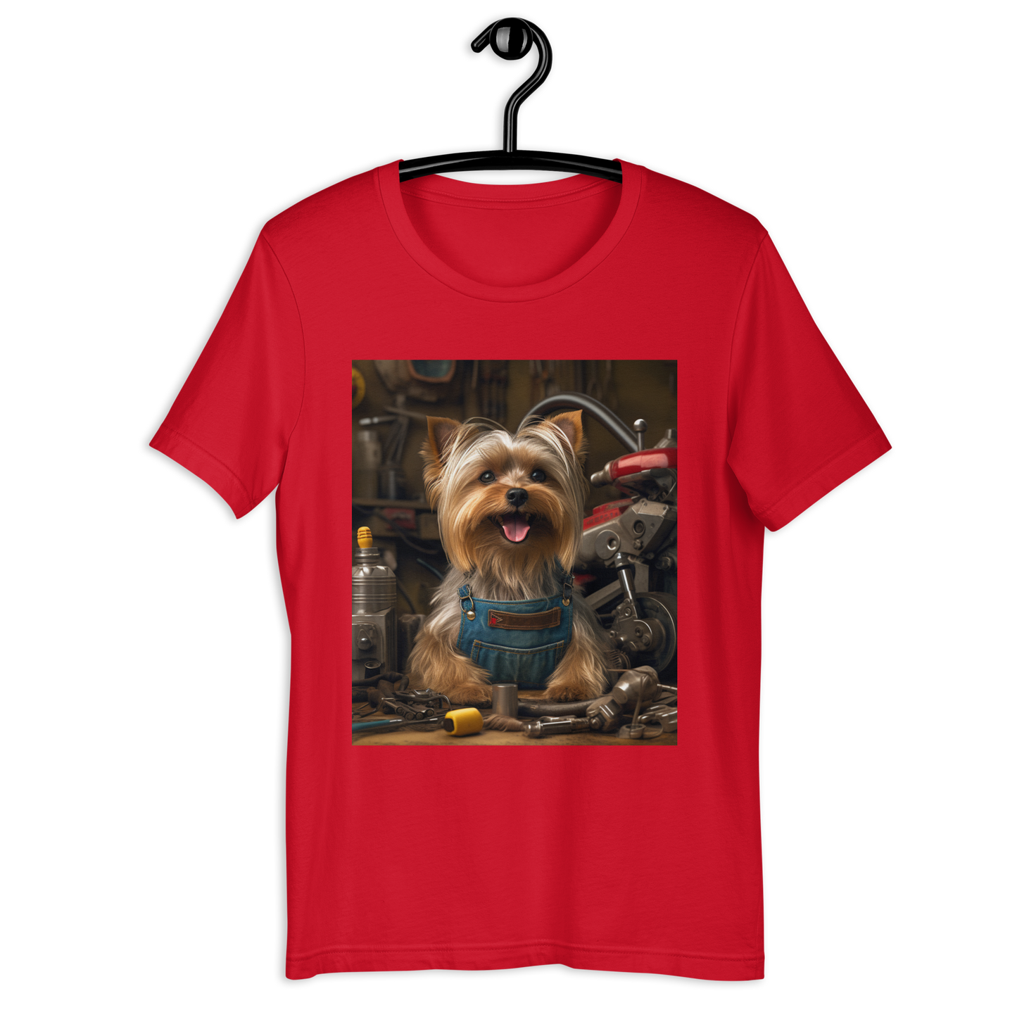 Yorkshire Terrier AutoMechanic Unisex t-shirt