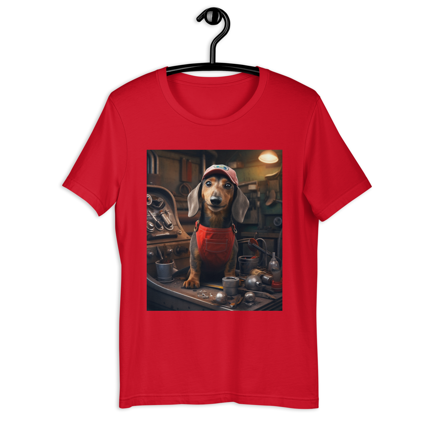 Dachshund AutoMechanic Unisex t-shirt