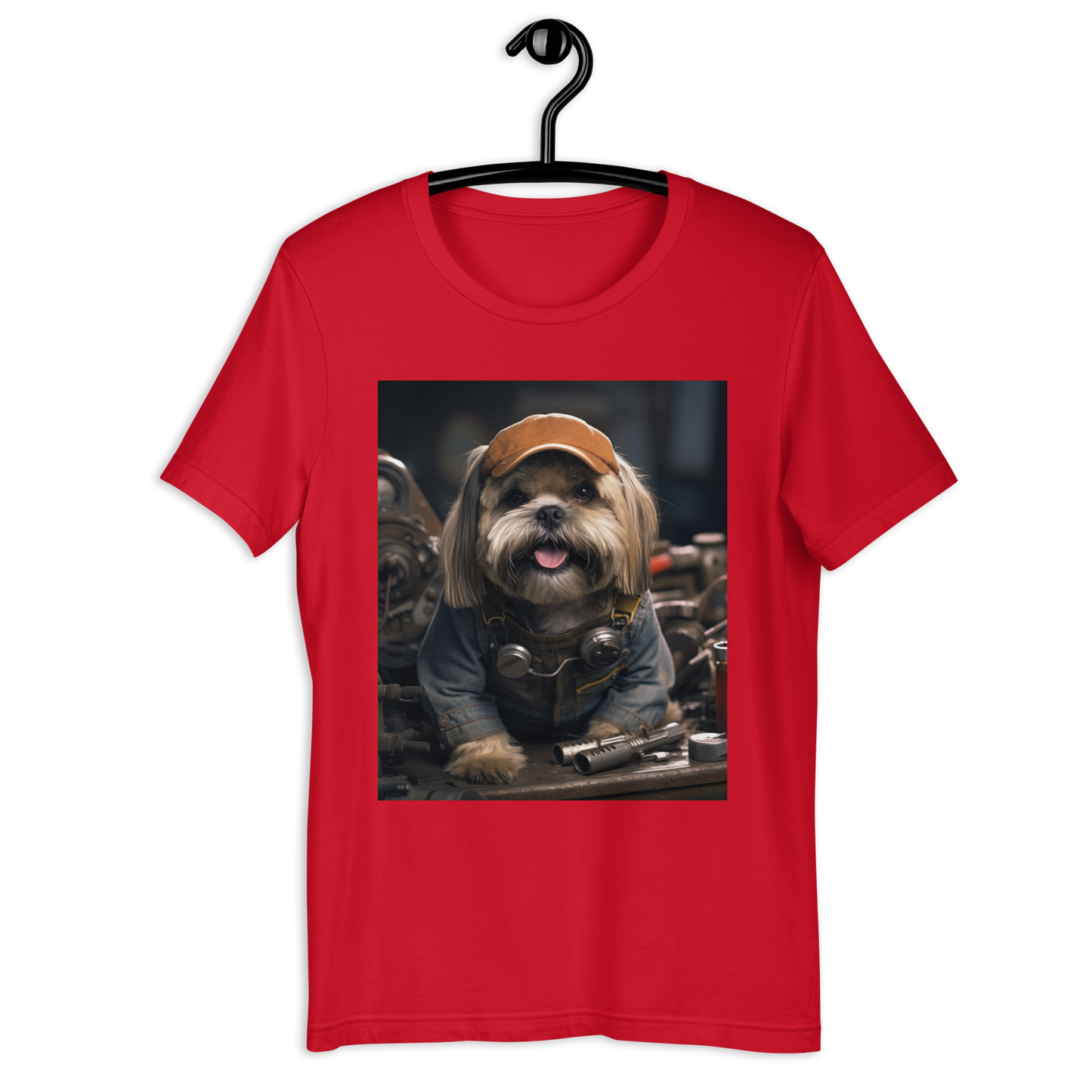 Shih Tzu AutoMechanic Unisex t-shirt