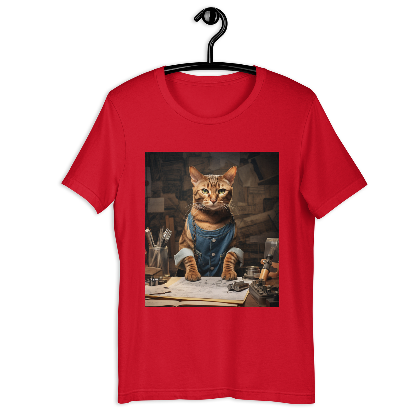 Domestic Shorthair AutoMechanic Unisex t-shirt