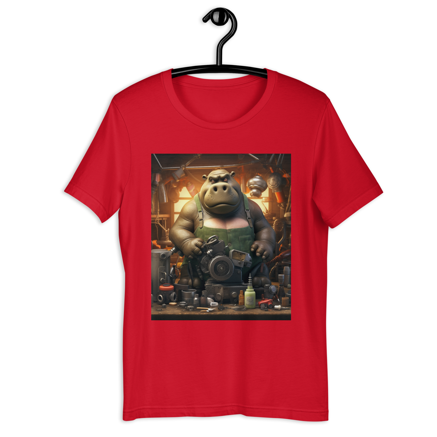 Hippo AutoMechanic Unisex t-shirt