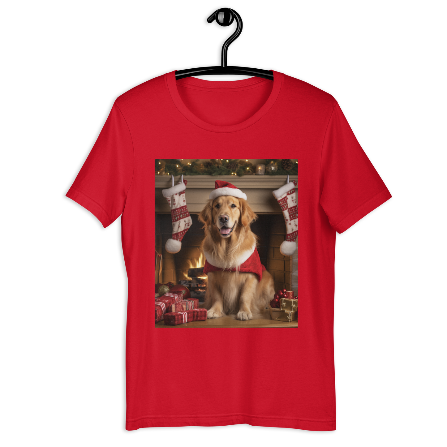 Golden Retriever Christmas Unisex t-shirt