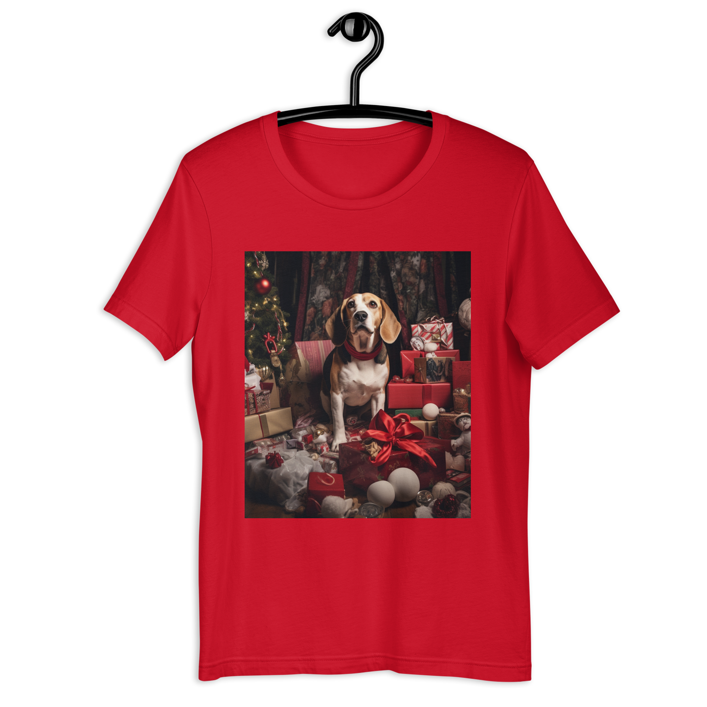 Beagle Christmas Unisex t-shirt