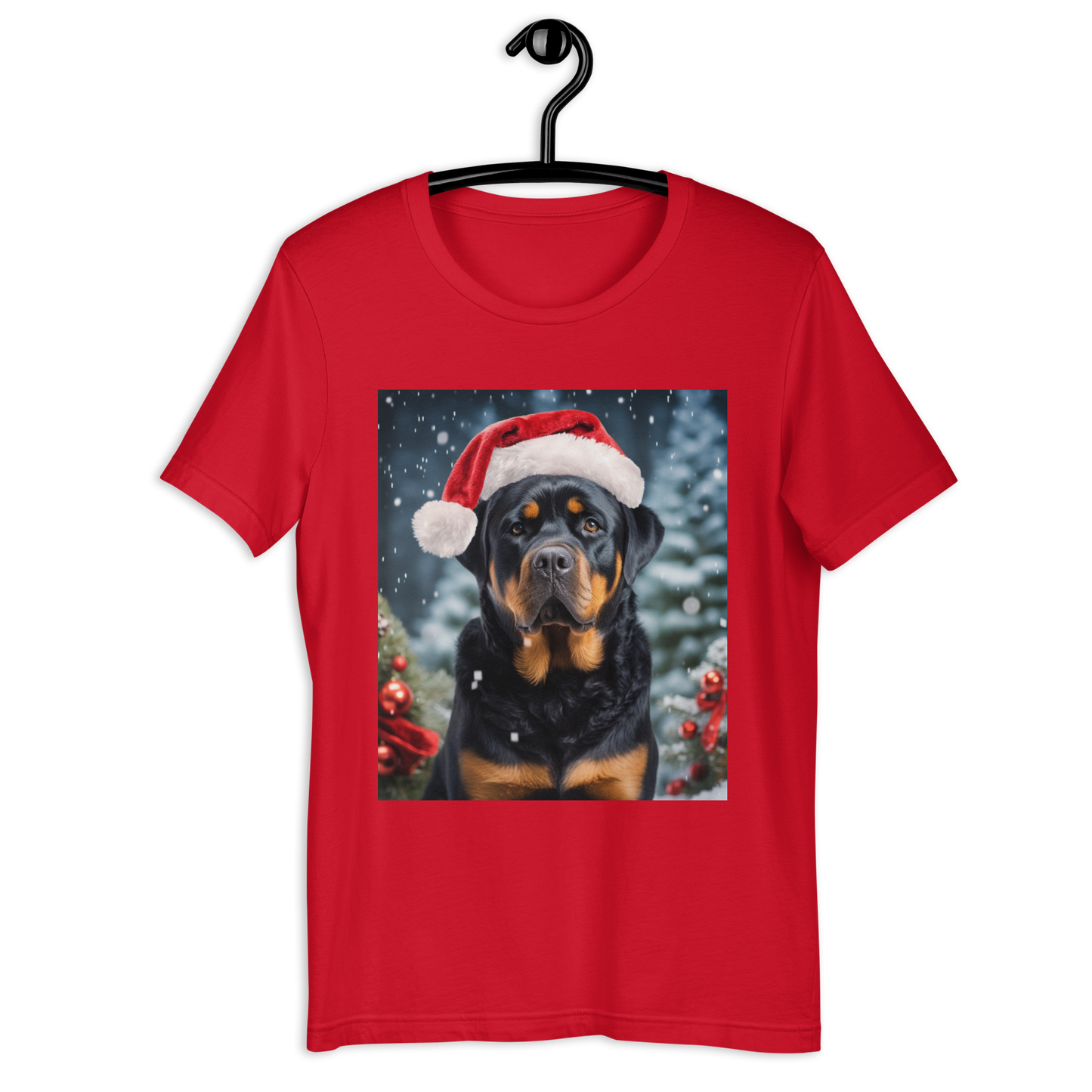 Rottweiler Christmas Unisex t-shirt