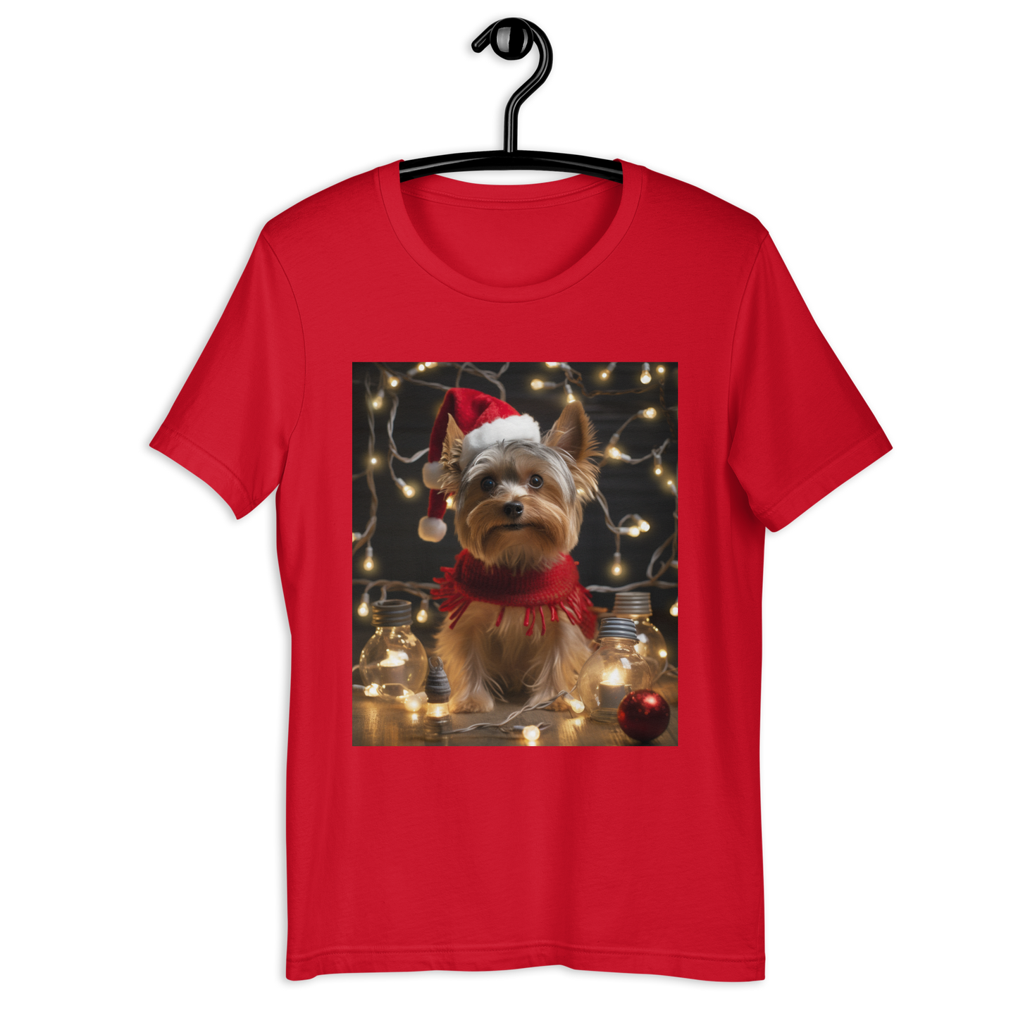 Yorkshire Terrier Christmas Unisex t-shirt