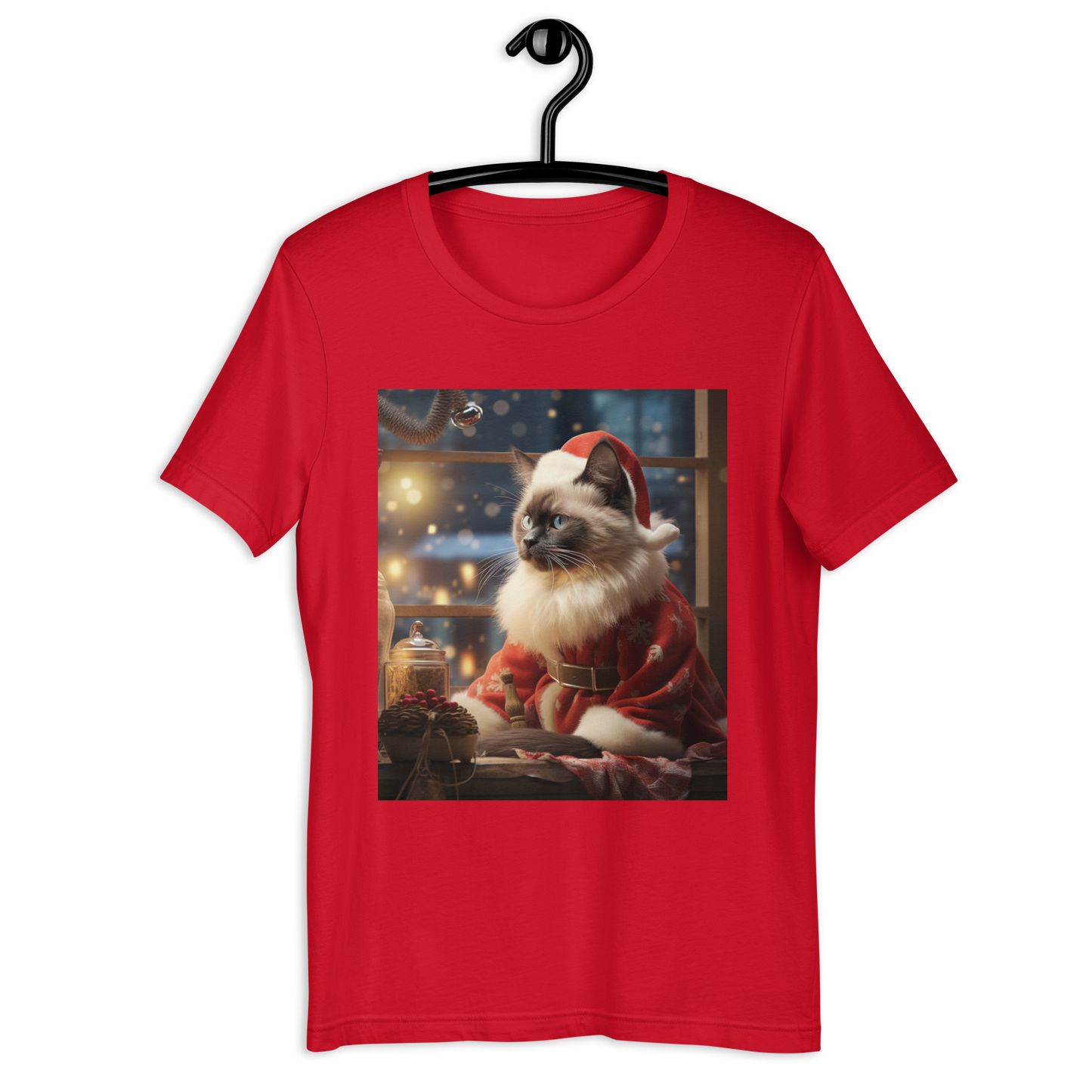 Siamese Christmas Unisex t-shirt