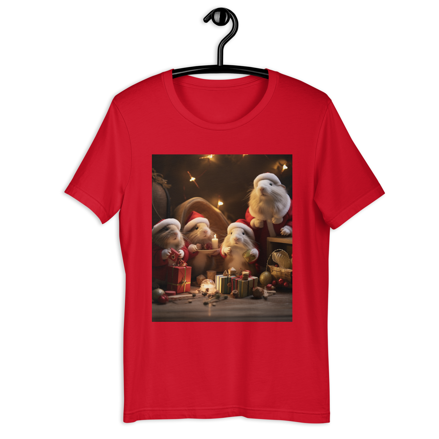 Guinea Pigs Christmas Unisex t-shirt